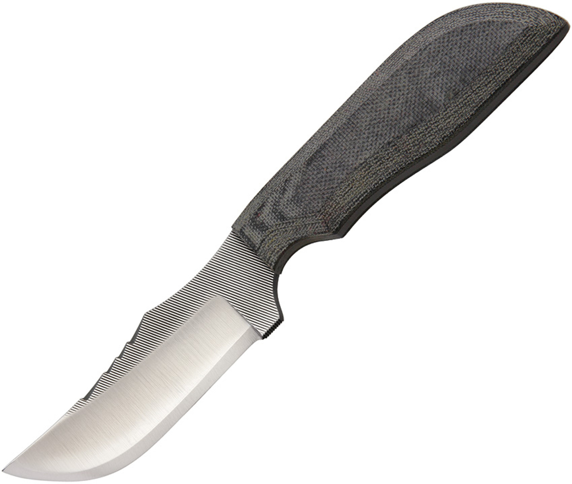 Anza MC4M Fixed Blade Micarta Handle w/ Leather Sheath