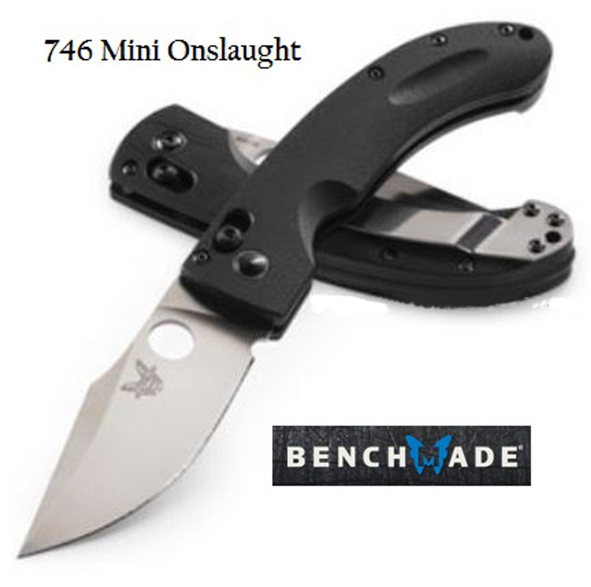 Benchmade 746 Mini-Onslaught Satin Plain Edge