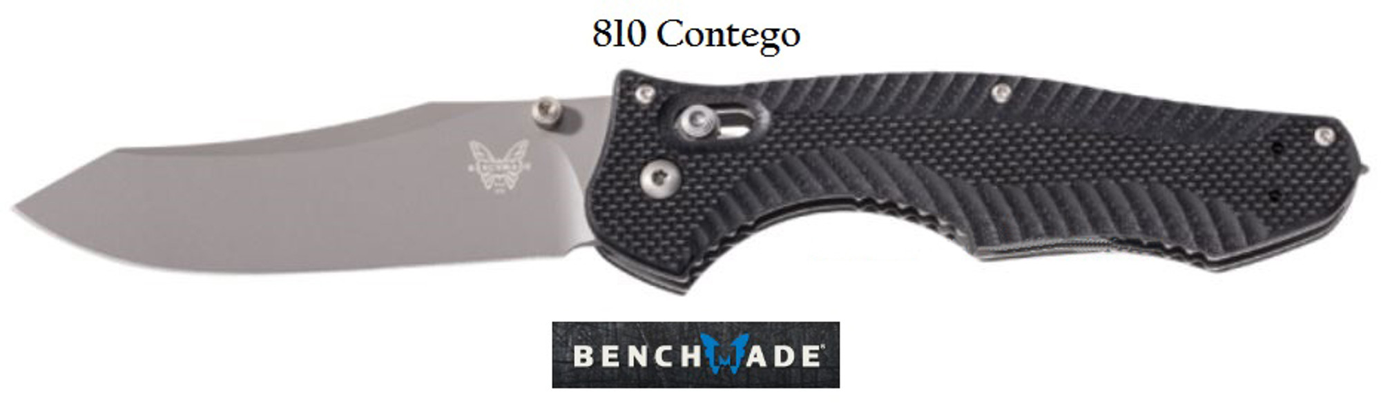 Benchmade 810 Contego Plain Edge w/Glass Breaker