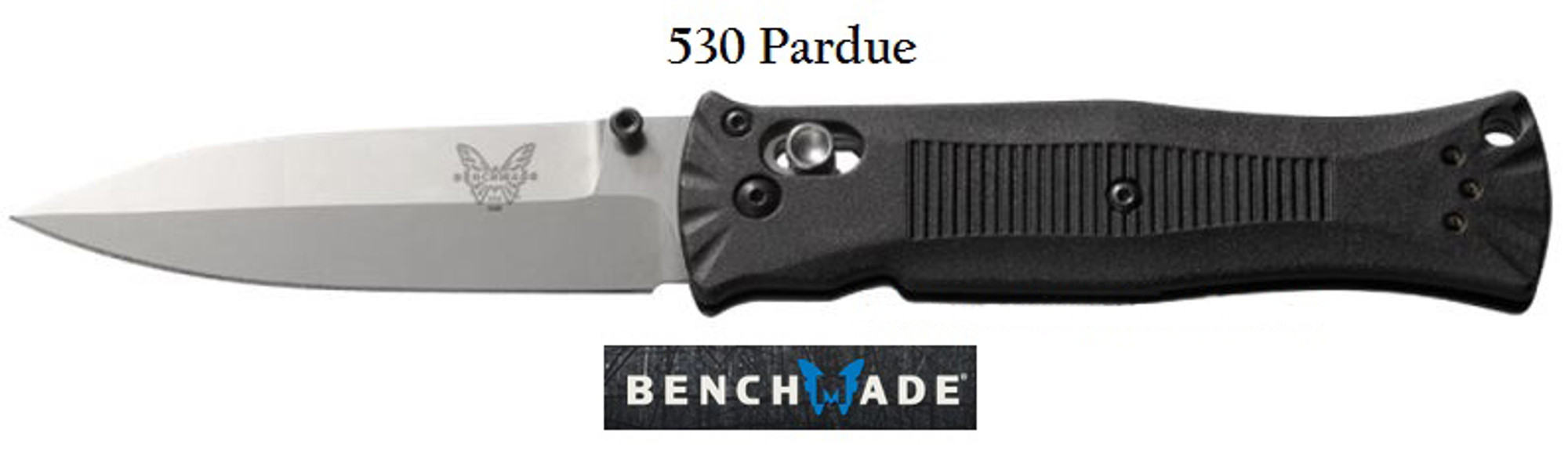 Benchmade 530 Pardue Spear Point Satin Plain Edge