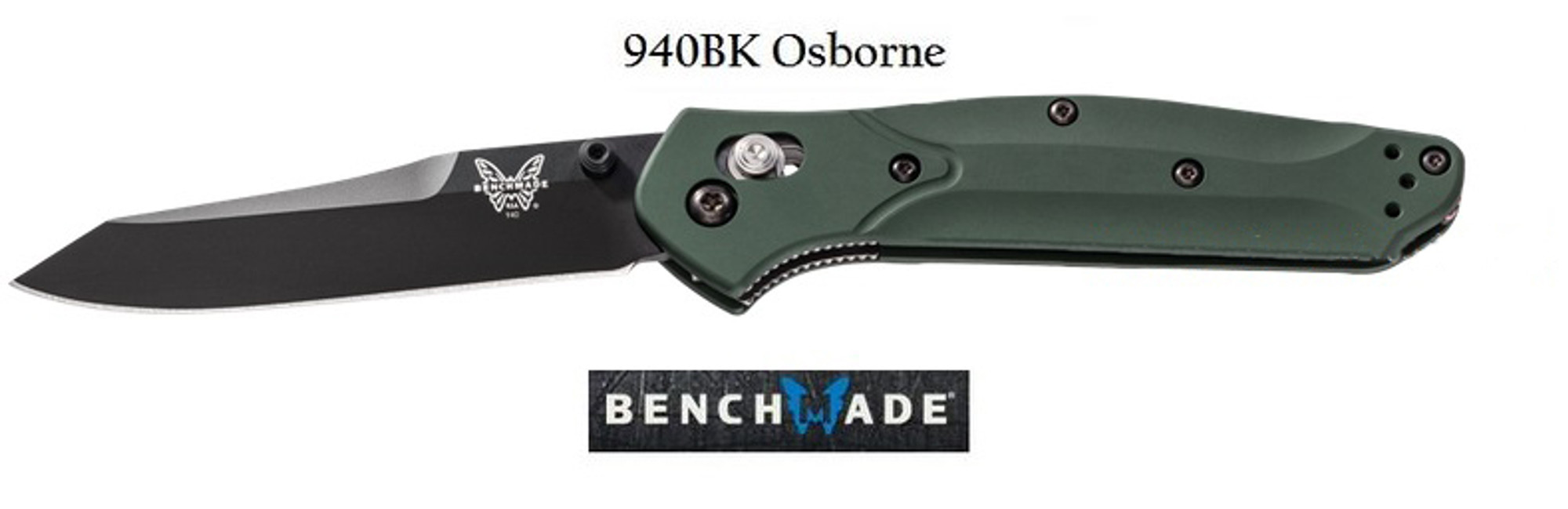 Benchmade 940BK Osborne Black Plain Edge