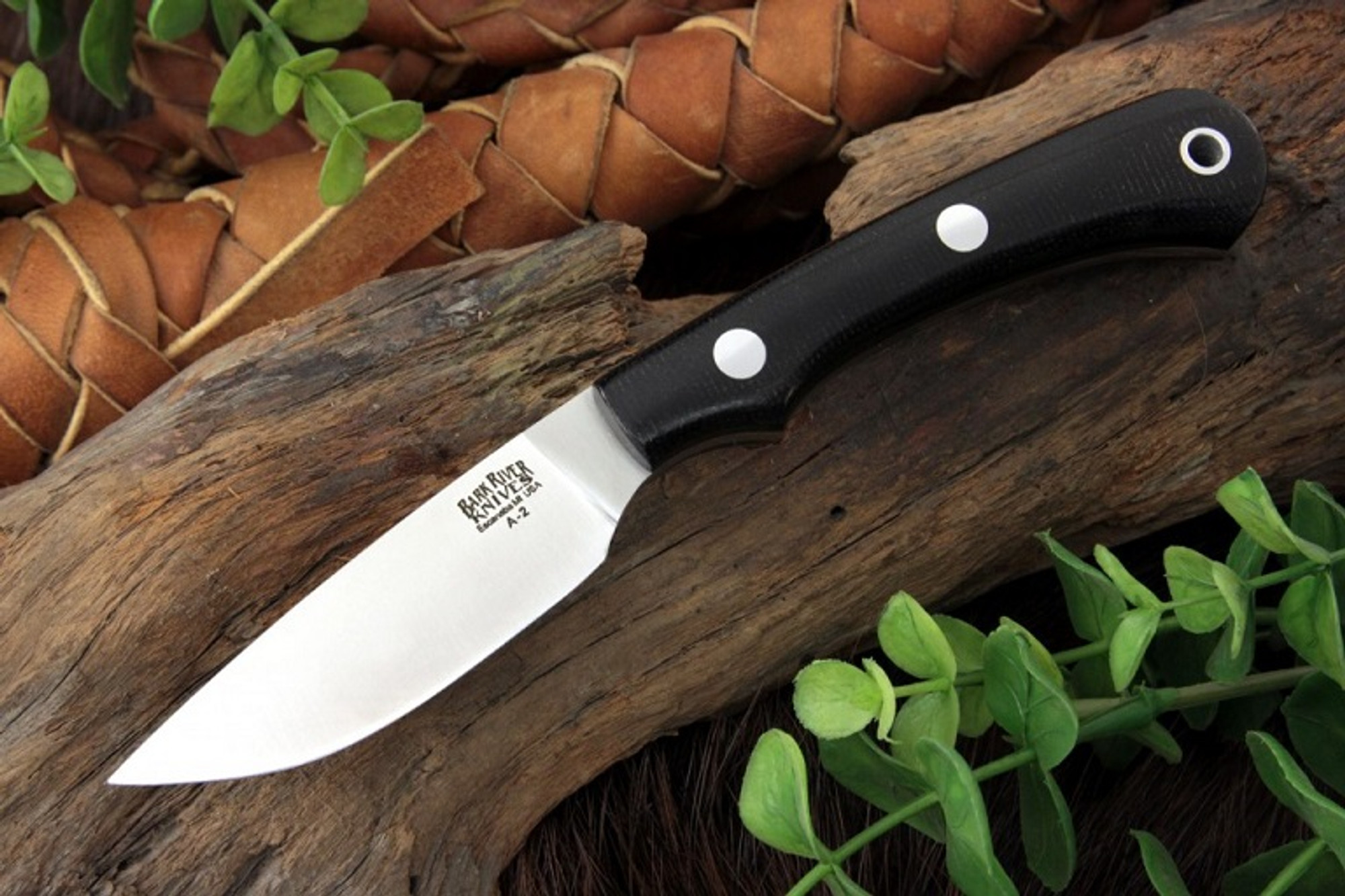 Bark River 112MBC Pro Scapel II - Black Micarta