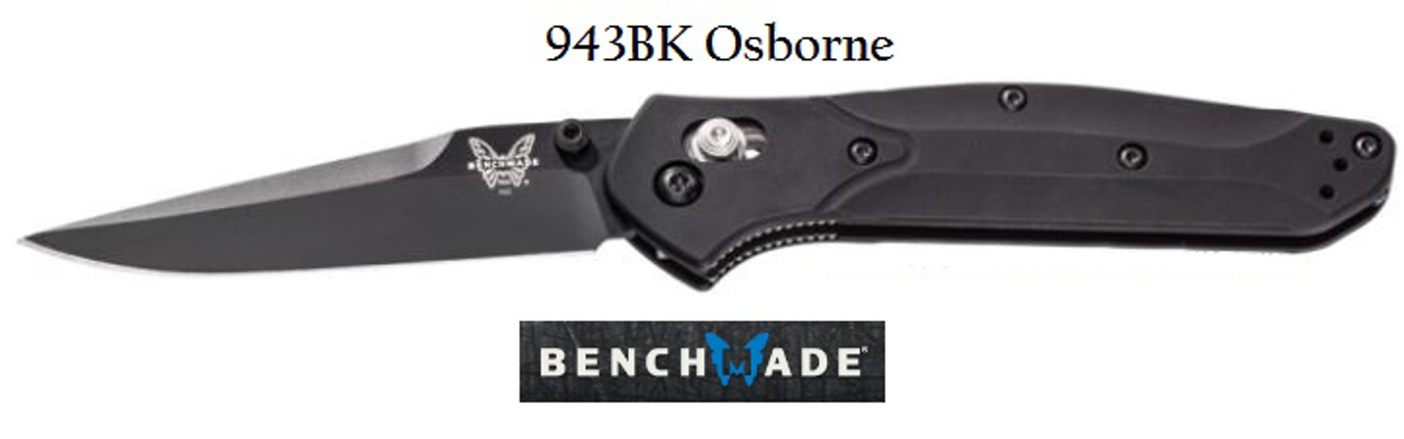 Benchmade 943BK Osborne Black Plain Edge