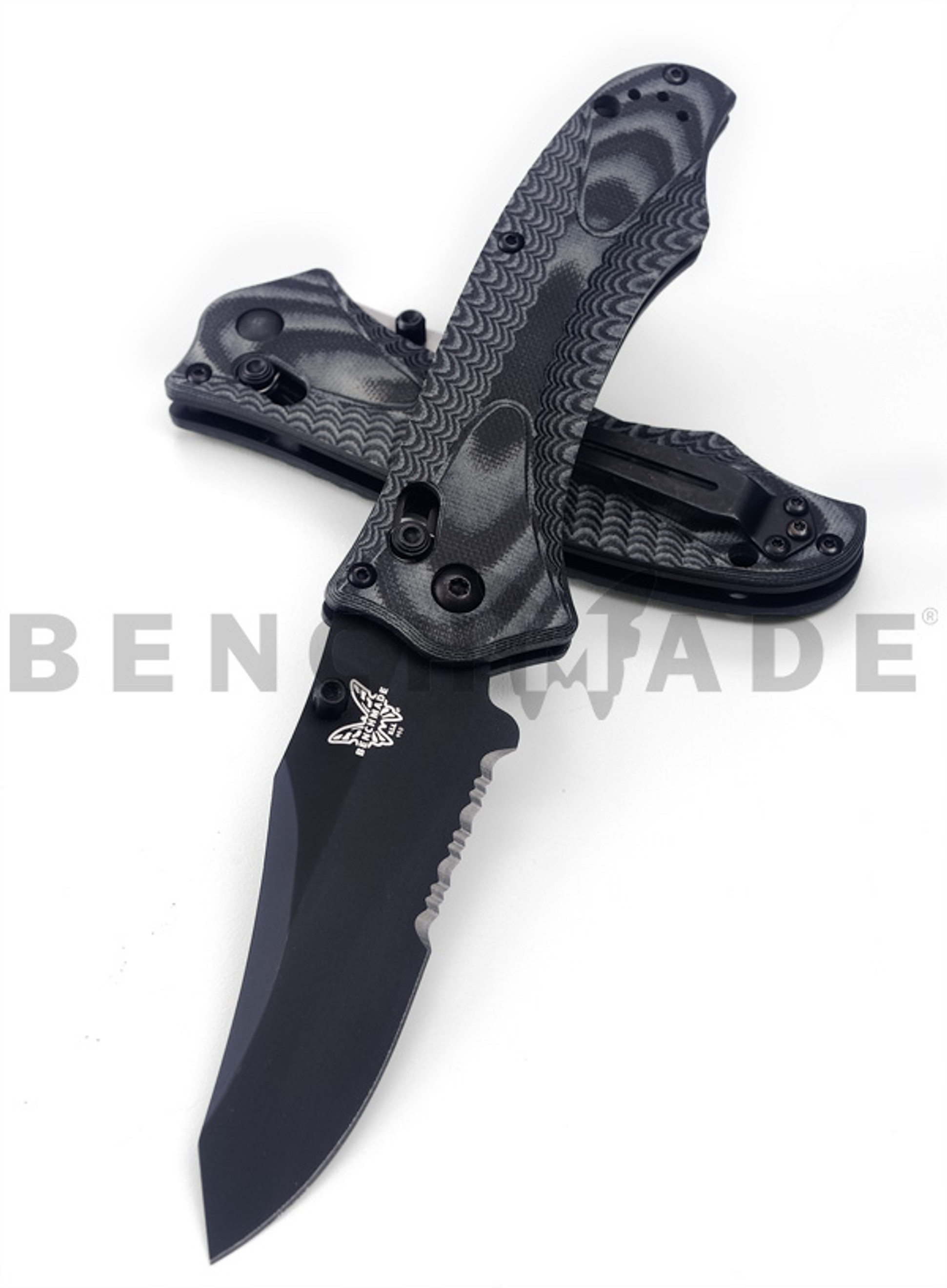 Benchmade 950SBK Rift Black ComboEdge