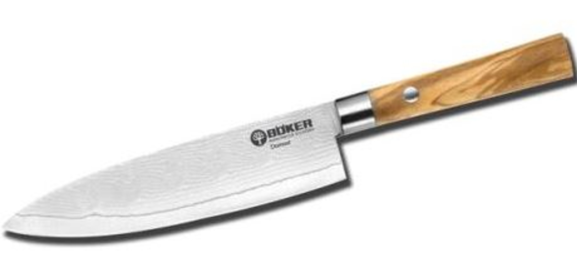 Boker Germany Kitchen Damascus Olive VIII Utility