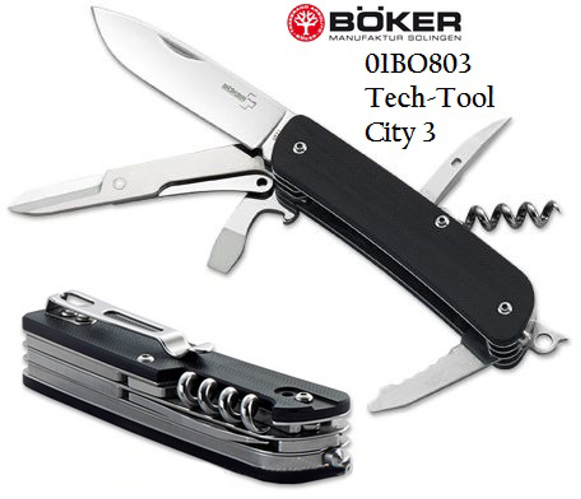 Boker Plus 01BO803 Tech-Tool City 3 Folder