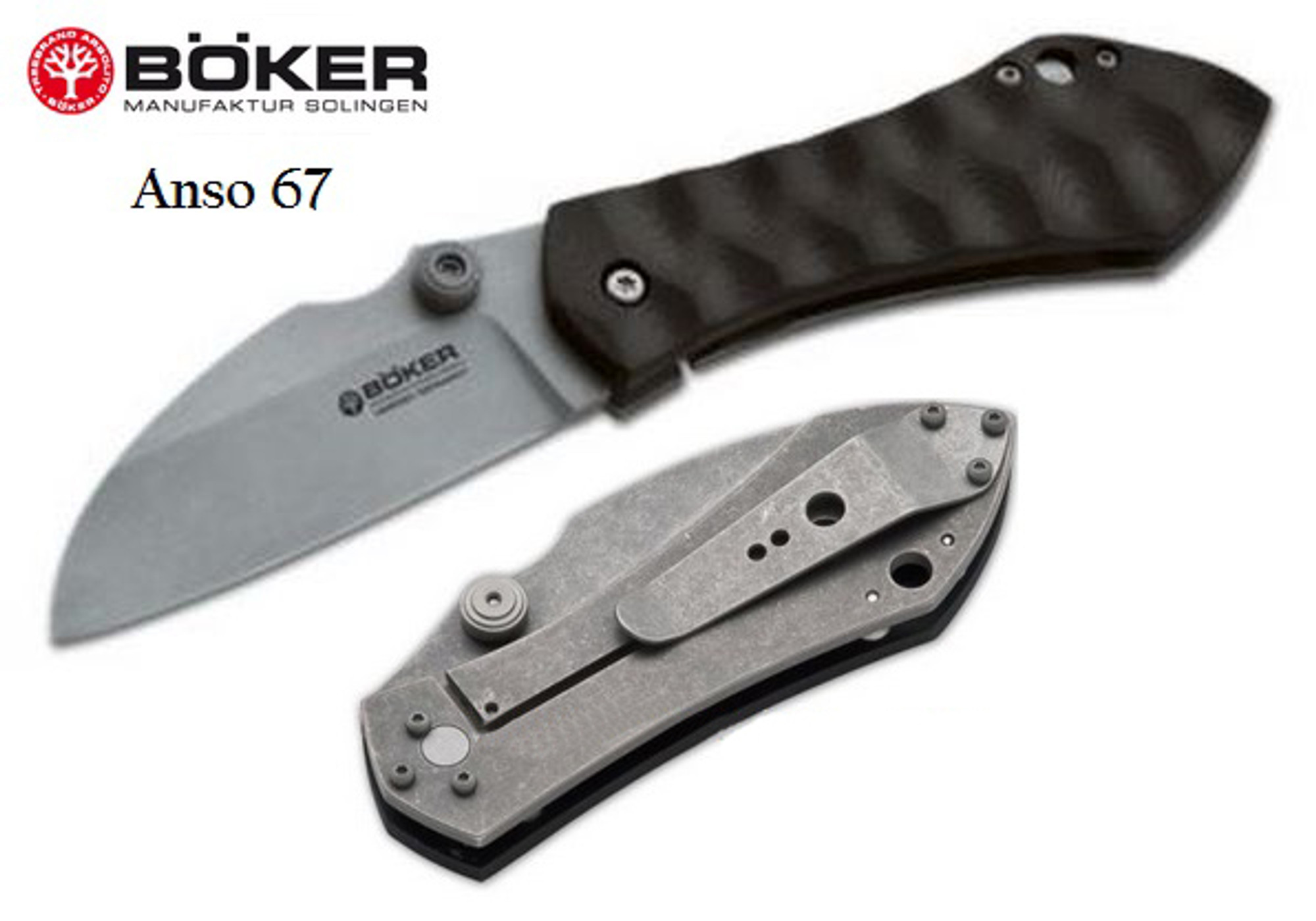 Boker Germany 110620 Anso 67 Plain Edge