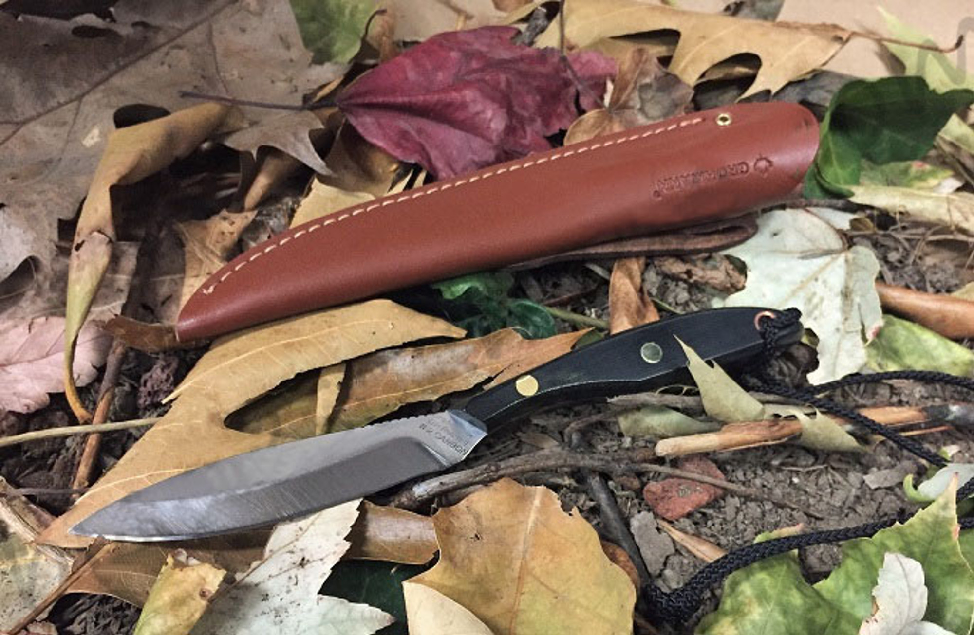 Grohmann M2C Bird & Trout Carbon Blade - Micarta