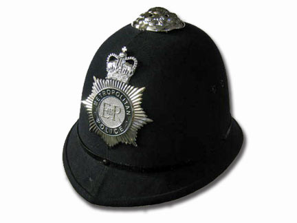 English Bobbie Police Helmet 