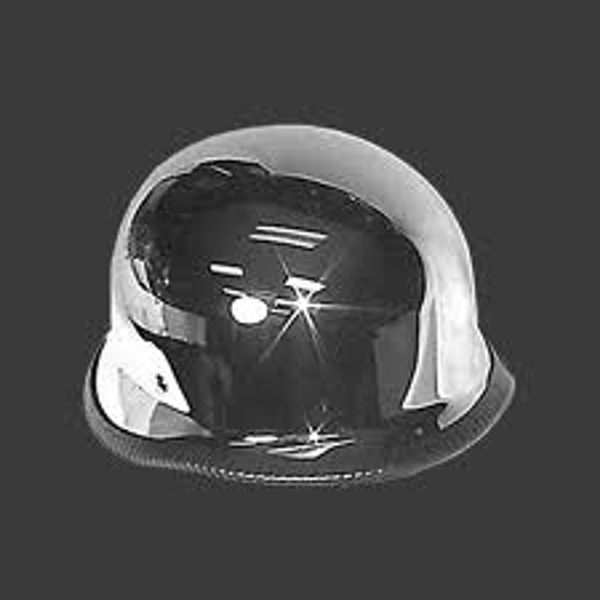 German Military Helmet WW2 - Chrome