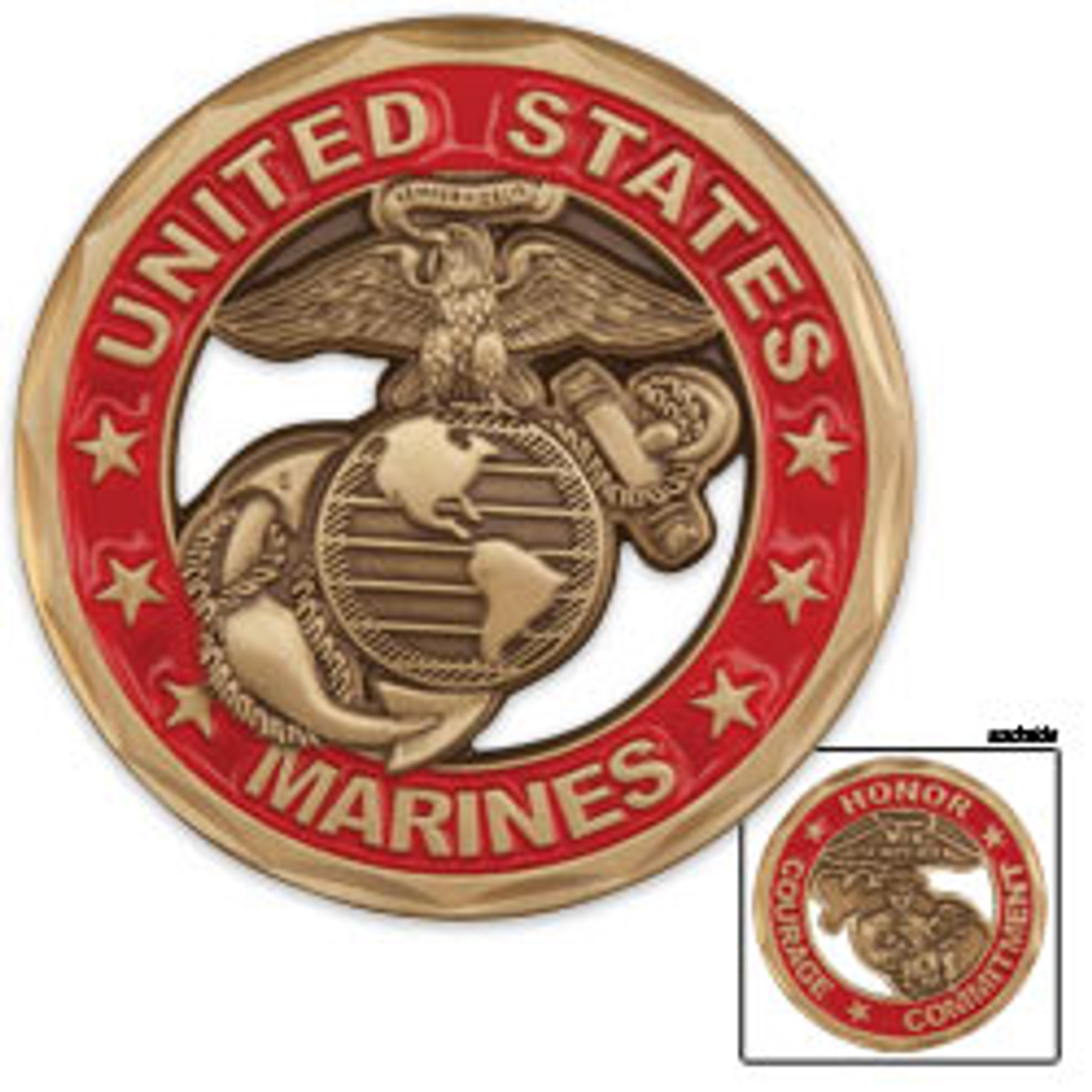 United States Marines Cutout Coin