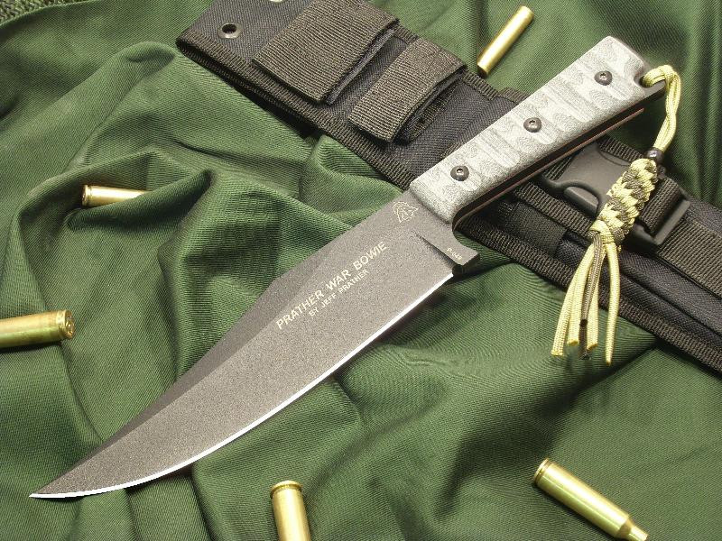 TOPS PWB01 Prather War Bowie w/MOLLE Nylon Sheath