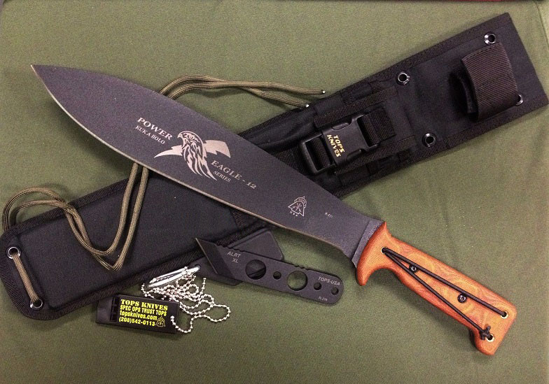 TOPS PE12 Power Eagle 12 w/ Nylon Sheath