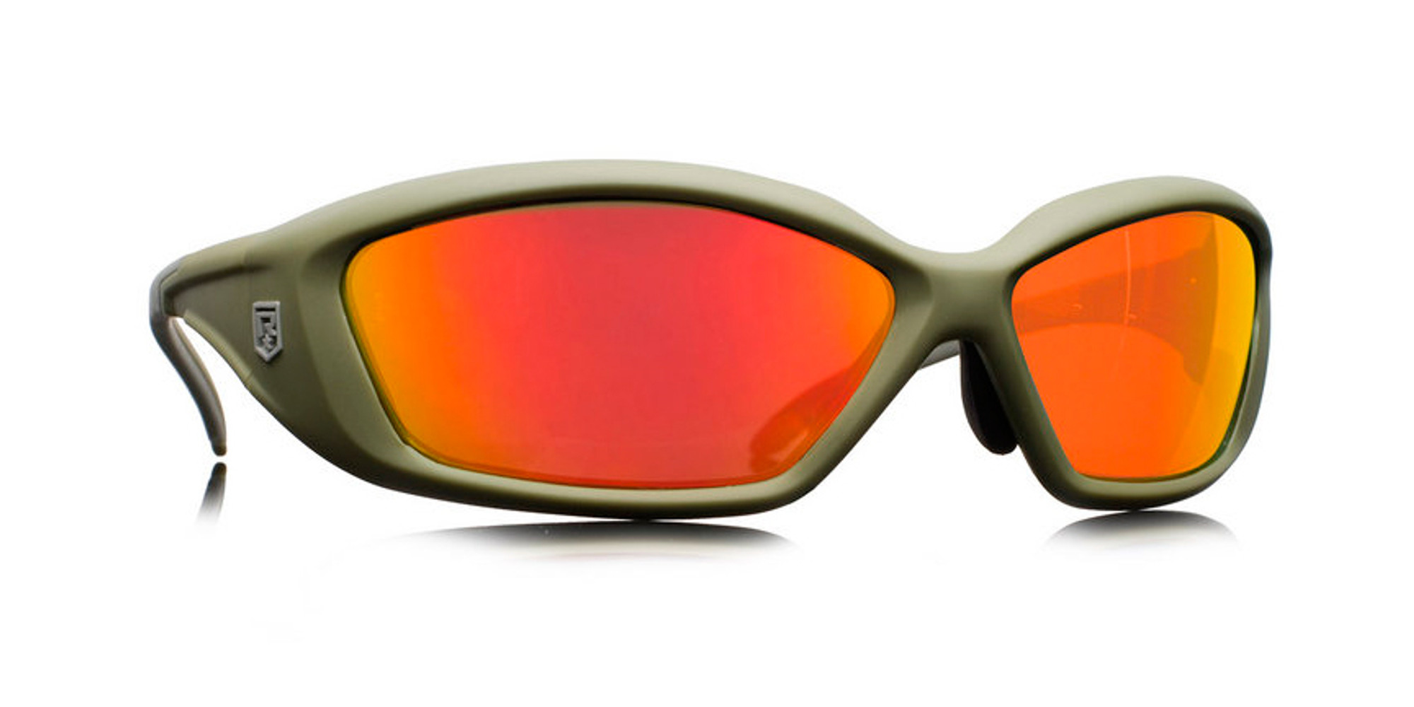 Revision Hellfly Black Frame w/Flame Mirror Lenses