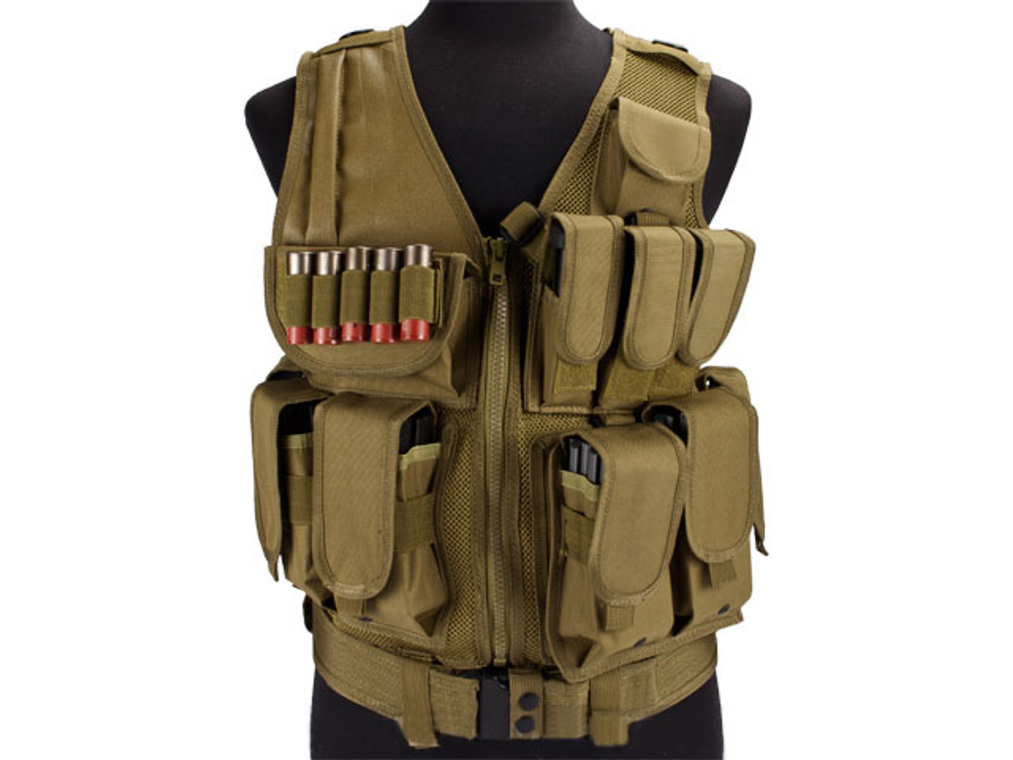 Airsoft Zombie Hunter Starter's Tactical Vest Package - Tan