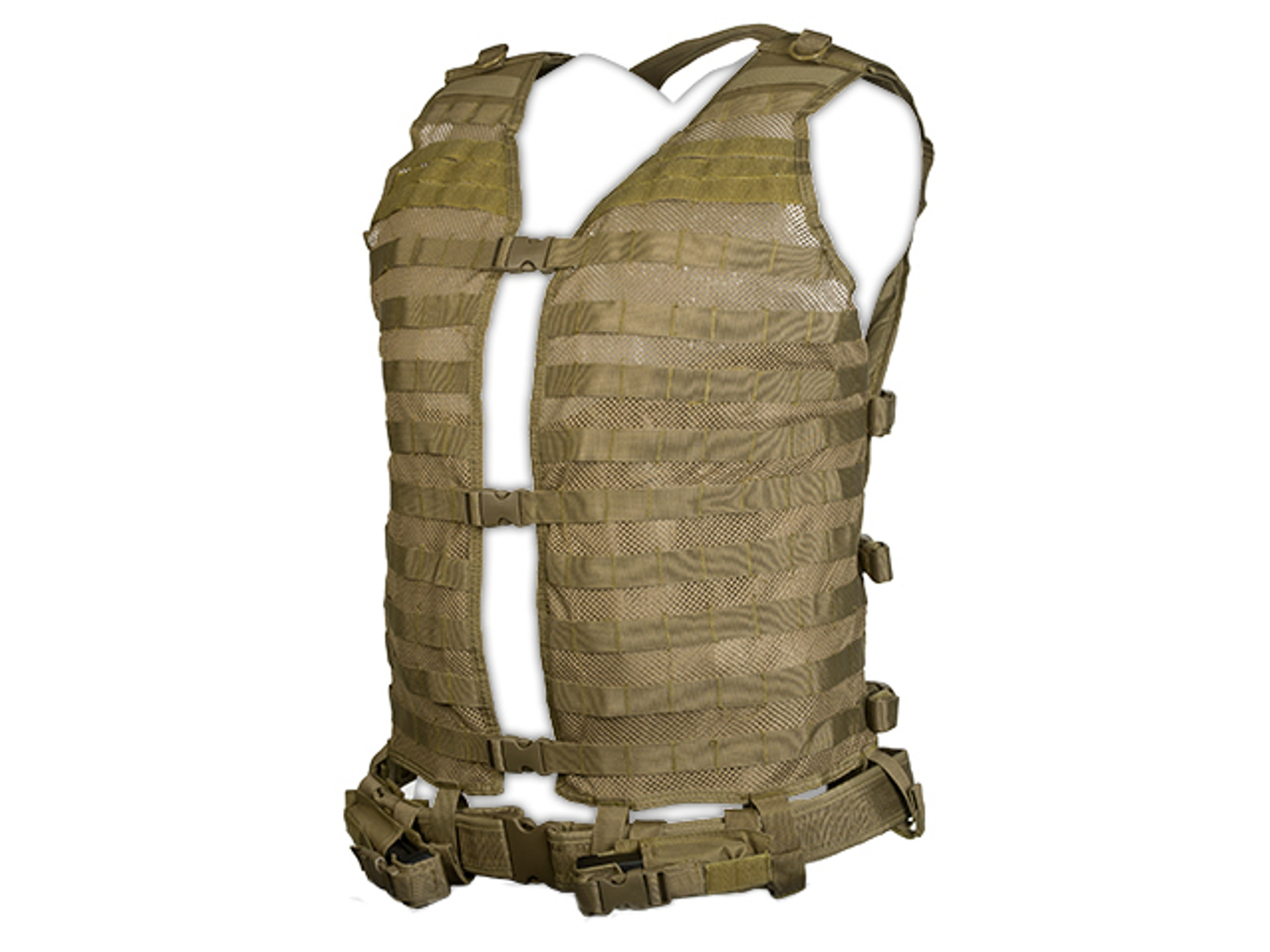 NcStar MOLLE Load Bearing Vest 2XL - Tan