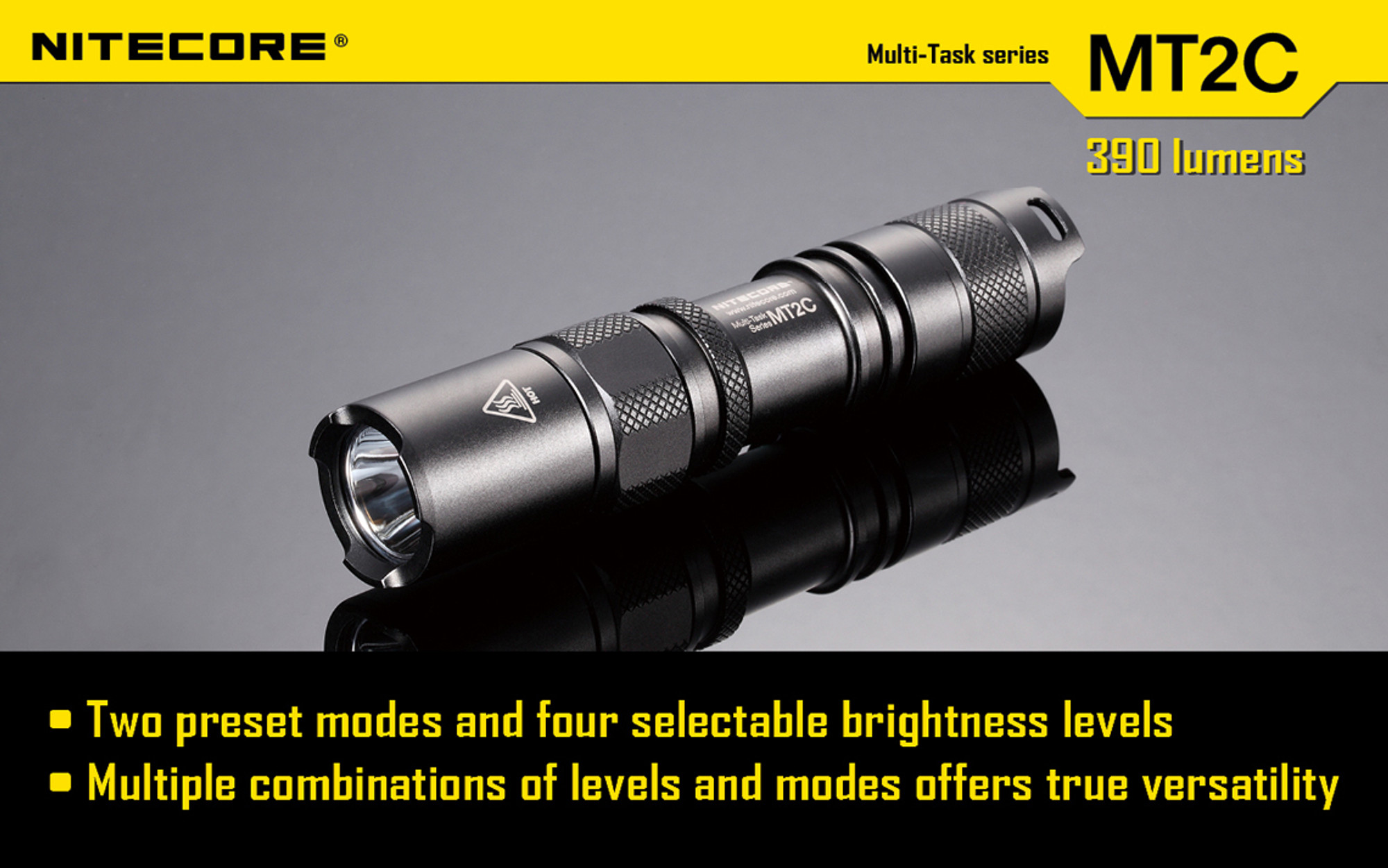 Nitecore MT2C Flashlight 390 Lumens