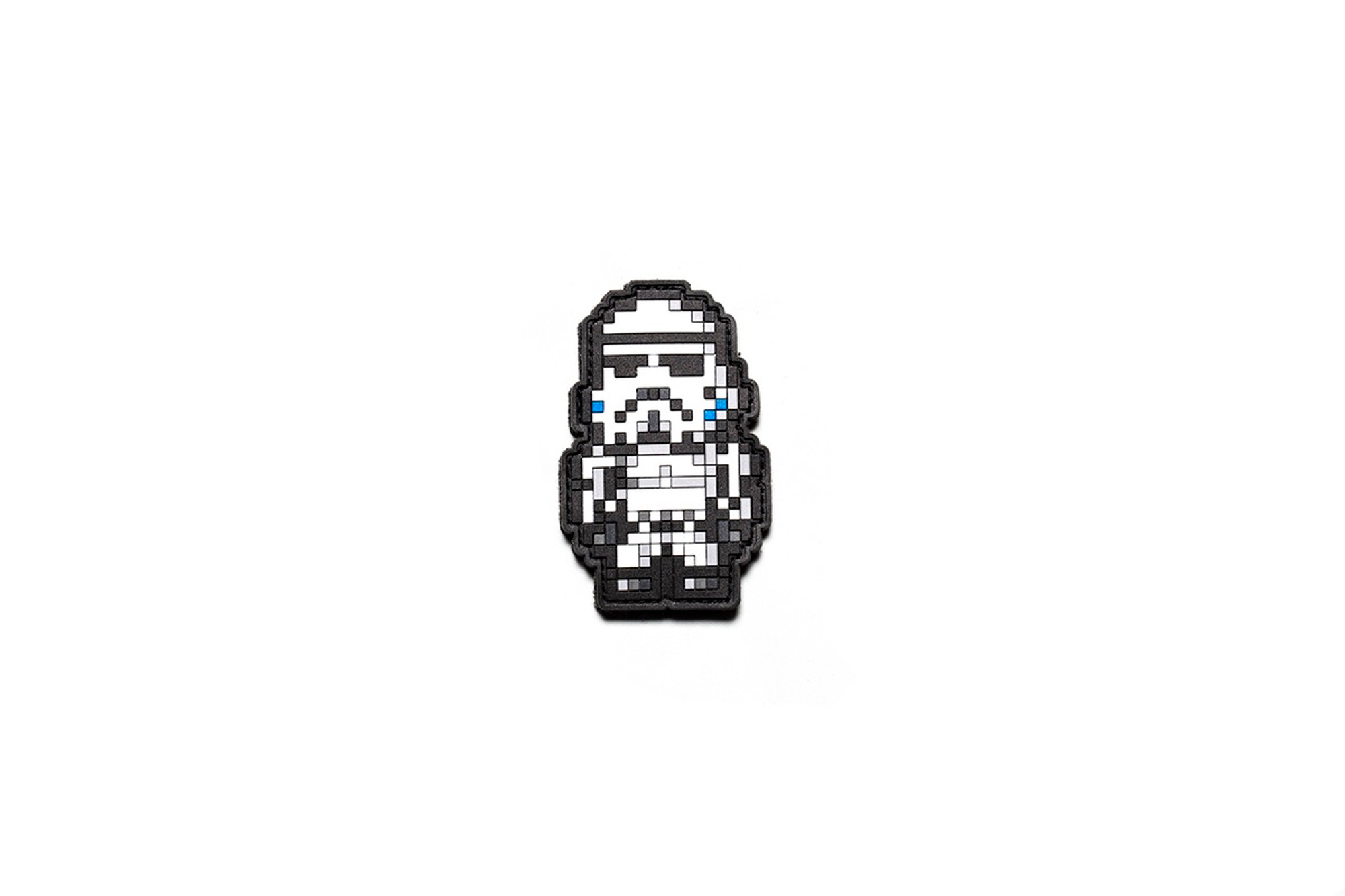 Aprilla Design PVC IFF Hook & Loop Patch - 8-Bit Stormtrooper