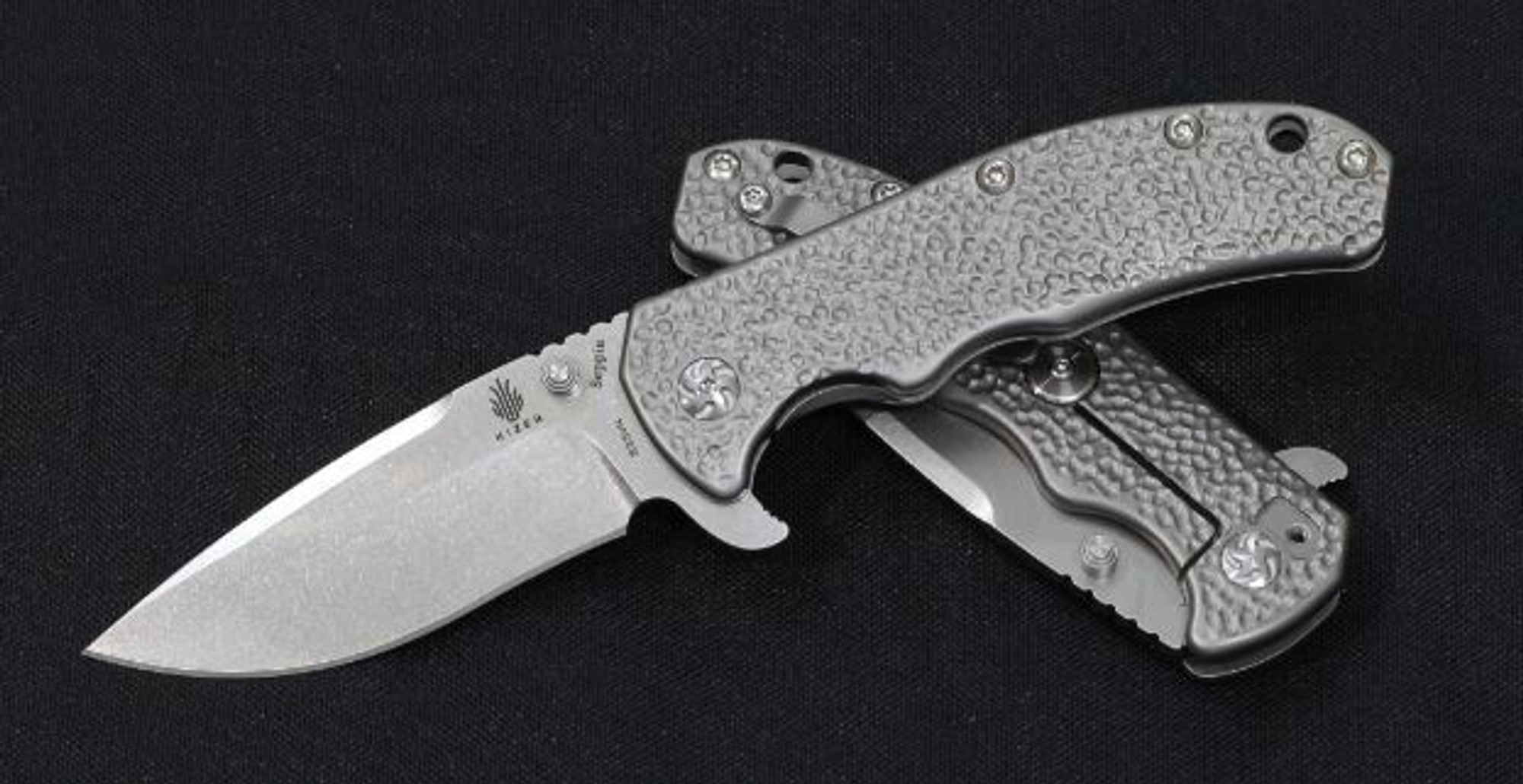 Kizer Cutlery 3401 Seppia Titanium Framelock