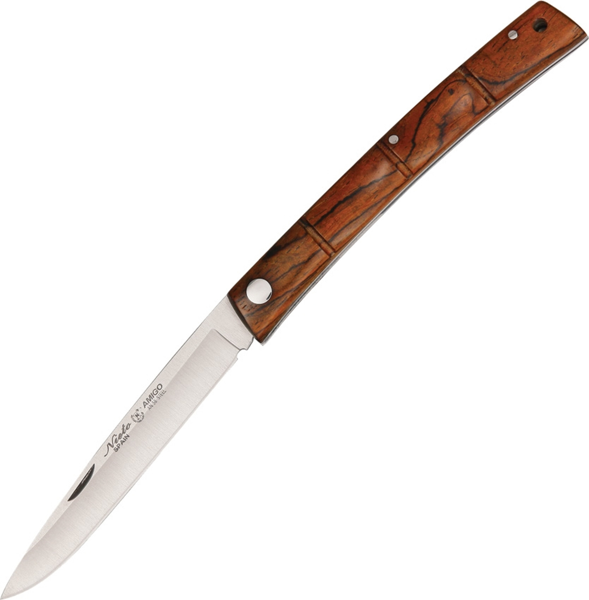 Nieto NIE801 Navaja Linea Amigo Gentleman's Folder - Cocobolo