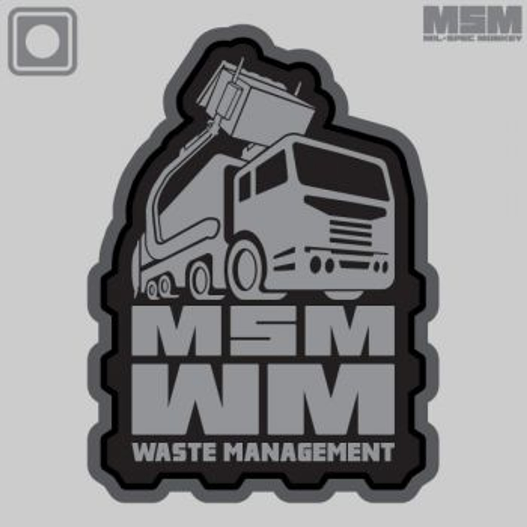 MSM Waste Management PVC - Morale Patch