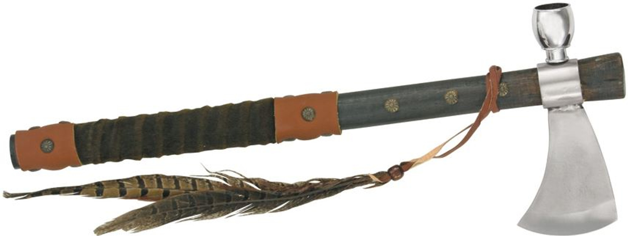 CNM Tomahawk Feather Peace Pipe