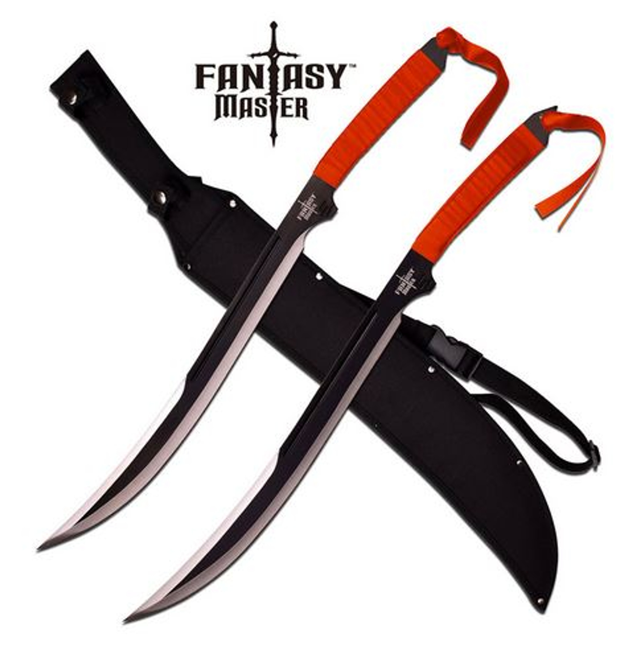 Fantasy Master 049SB Double Fantasy Swords - Red