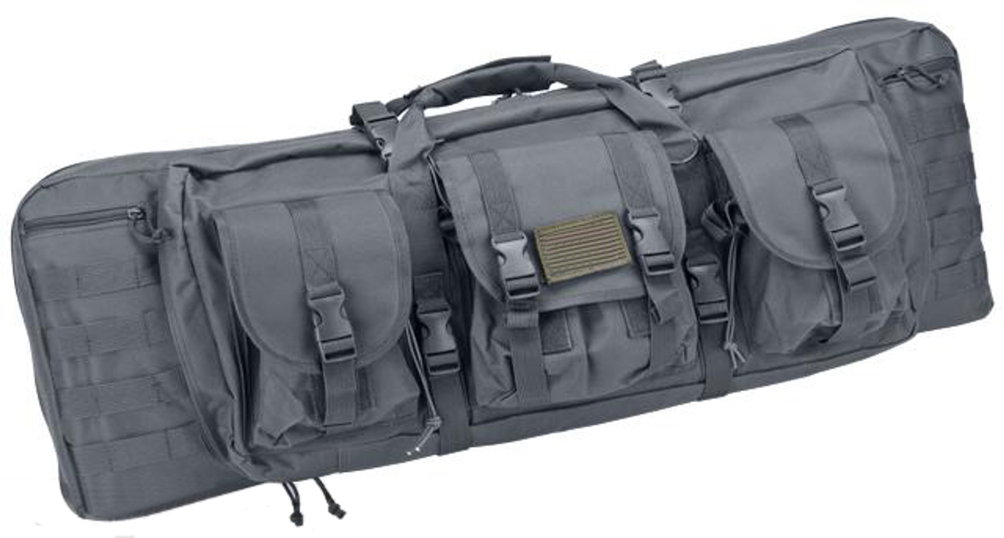 Combat Featured 36" Ultimate Dual Weapon Case Rifle Bag (Urban Gray)