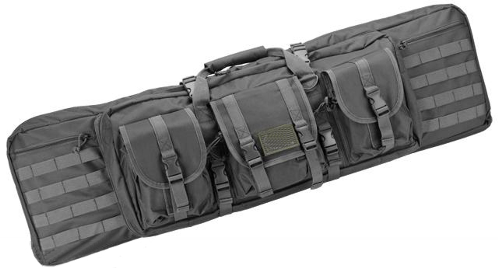 Combat Featured 42" Ultimate Dual Weapon Case Rifle Bag (Black)