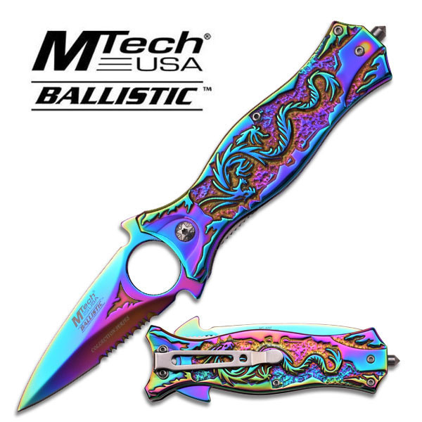 MTech A707RB Rainbow Dragon Flame