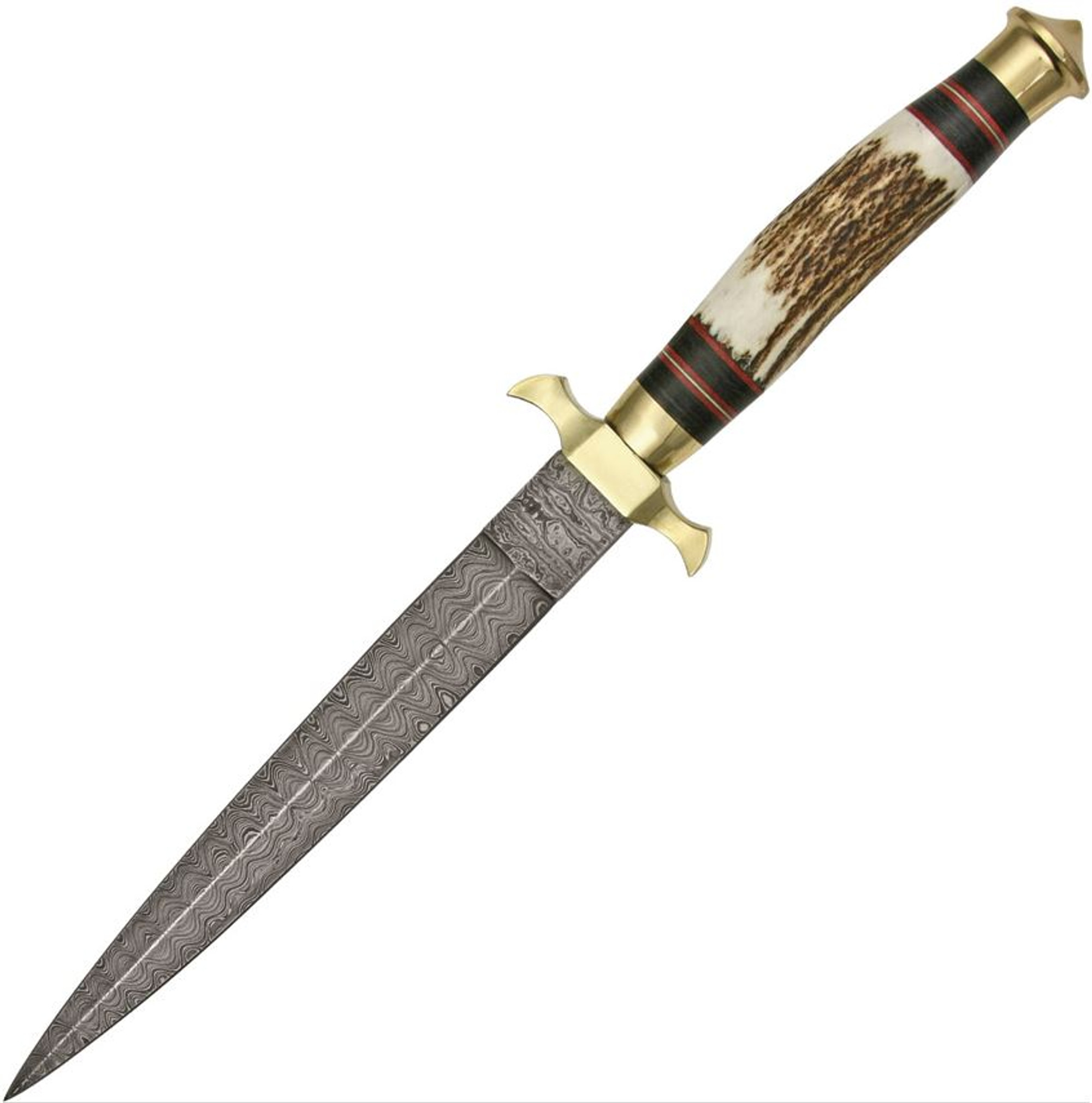 Damascus 1031 Commando Stag Dagger