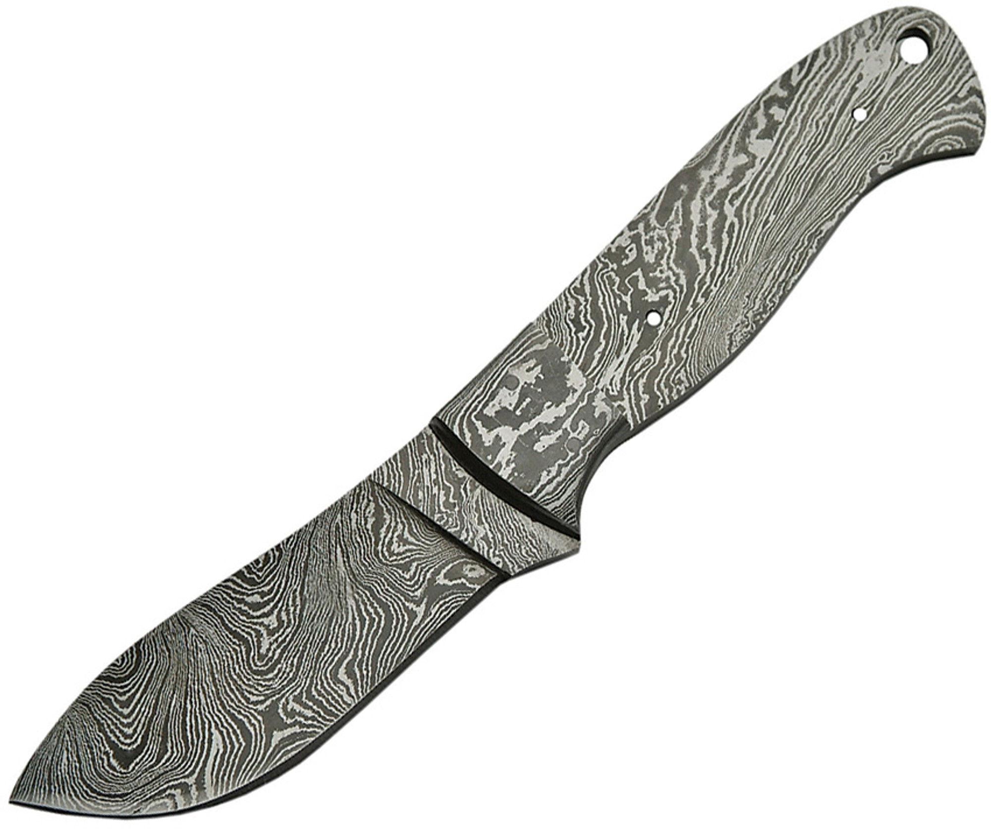 Damascus 2729DM One-Piece Blank, Skinner w/ Damascus Bolster