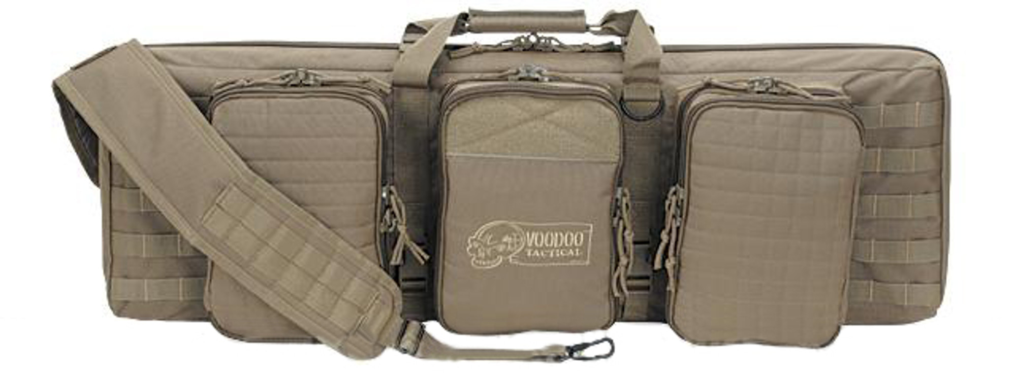 Voodoo Tactical 36" Lockable MOLLE Padded Weapons Case / Gun Bag - Coyote Brown