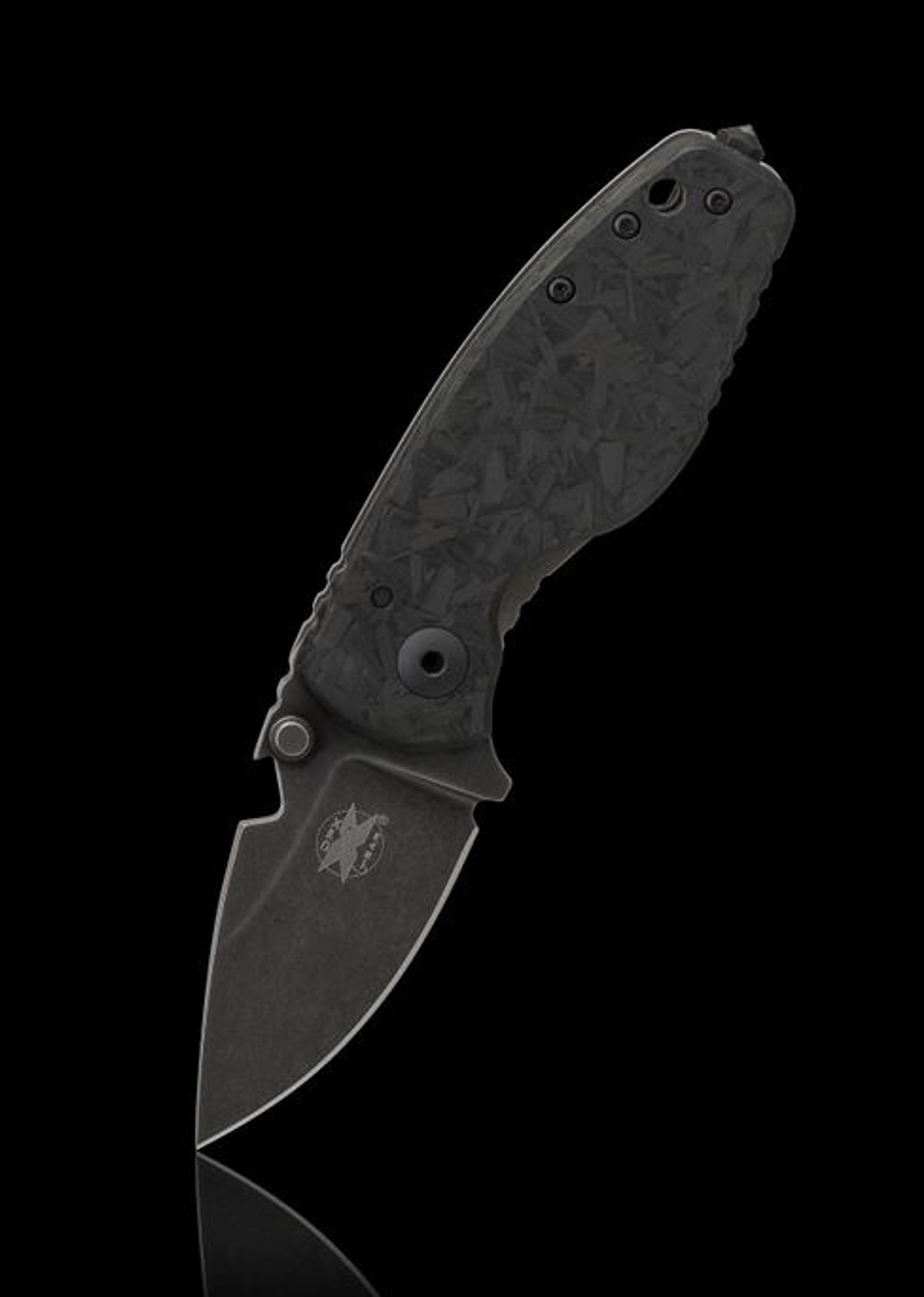 DPX HTF008 HEAT/F Folder - Shred Carbon Fiber