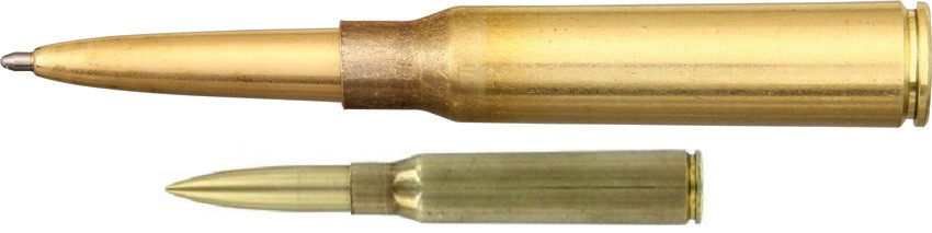 Fisher Space Pen Kugelschreiber – .338 Cartridge, Aus Messing, 105 Mm (Space Pen Technologie)