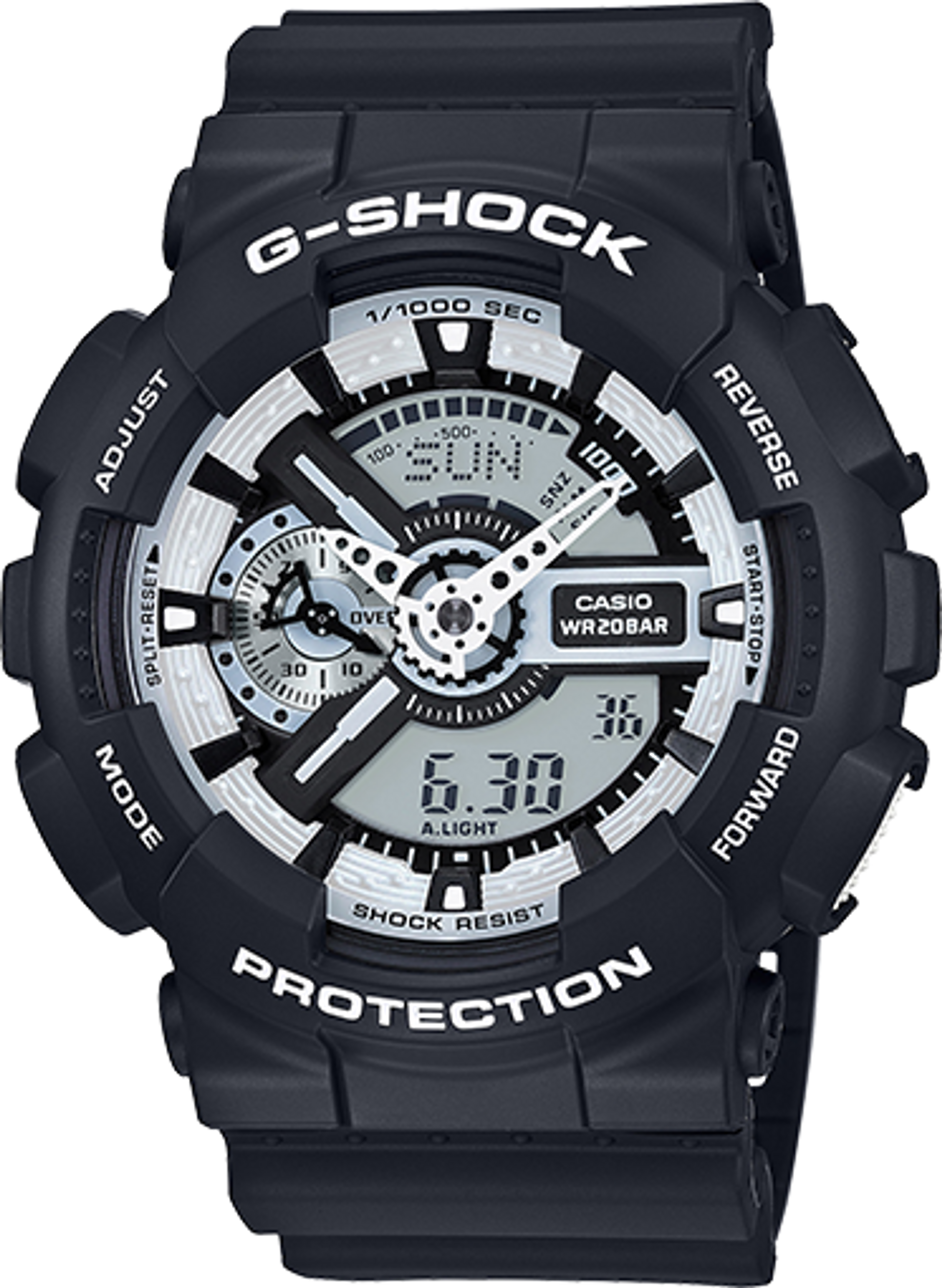 G Shock GA110BW-1A