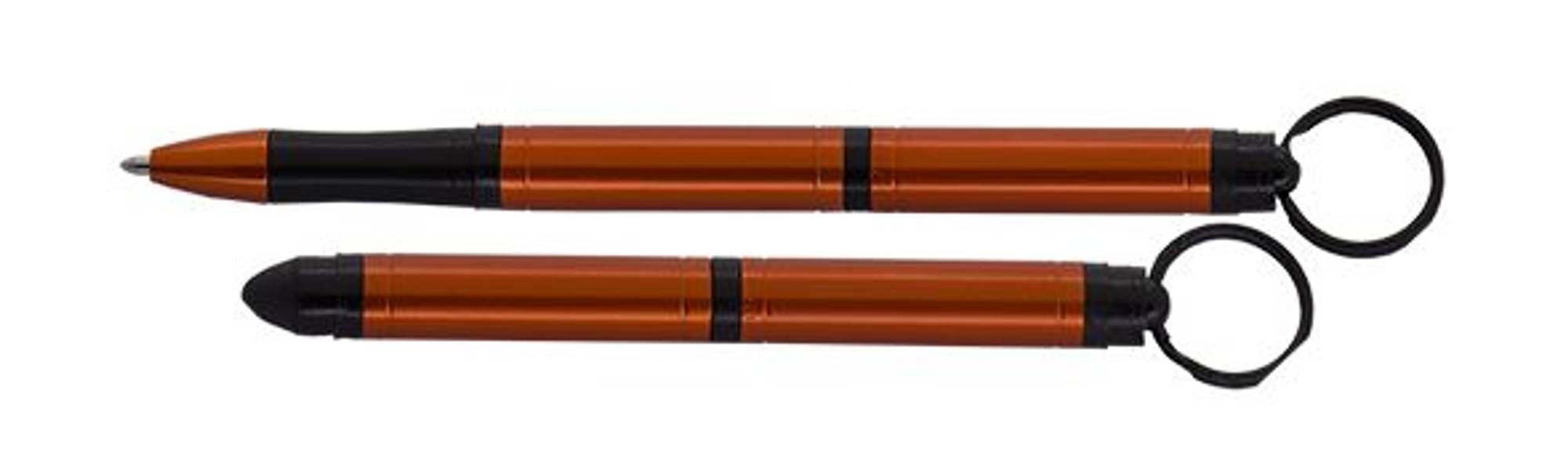 Fisher Space Pen Tough Touch Keychain Pen w/ Stylus - Orange