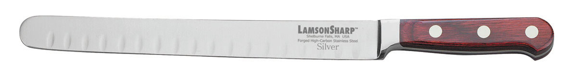 Lamson Silver Forged 10" Kullenschliff Roast Knife