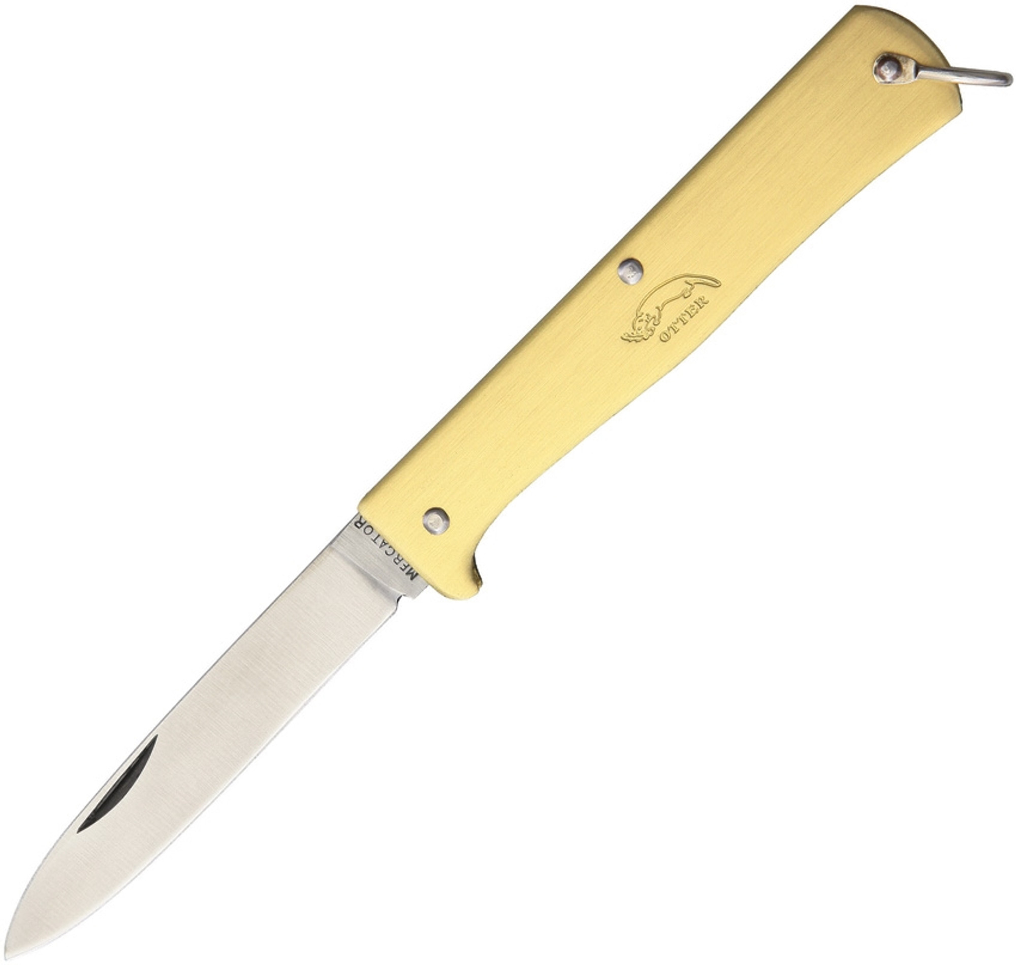 OTTER-Messer Mercator Brass Otter Small 10701R Stainless Steel