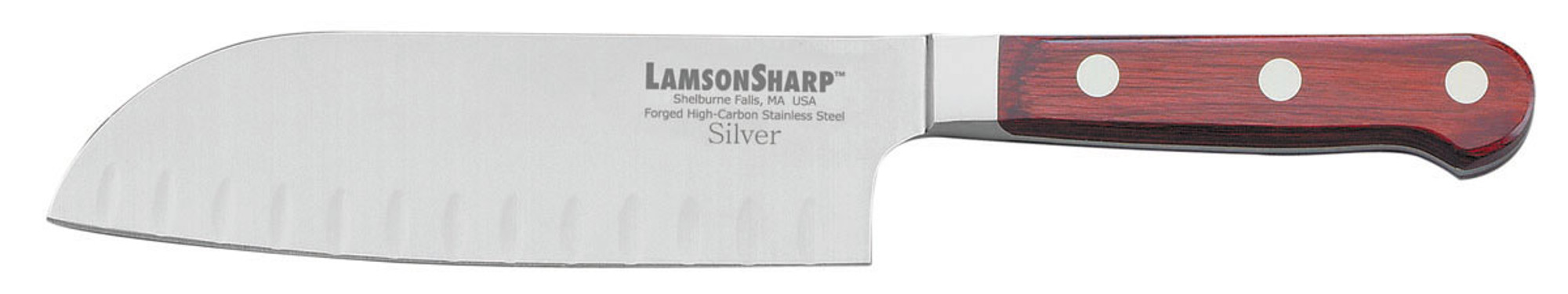 Lamson Silver Forged 7" Kullenschliff Santoku