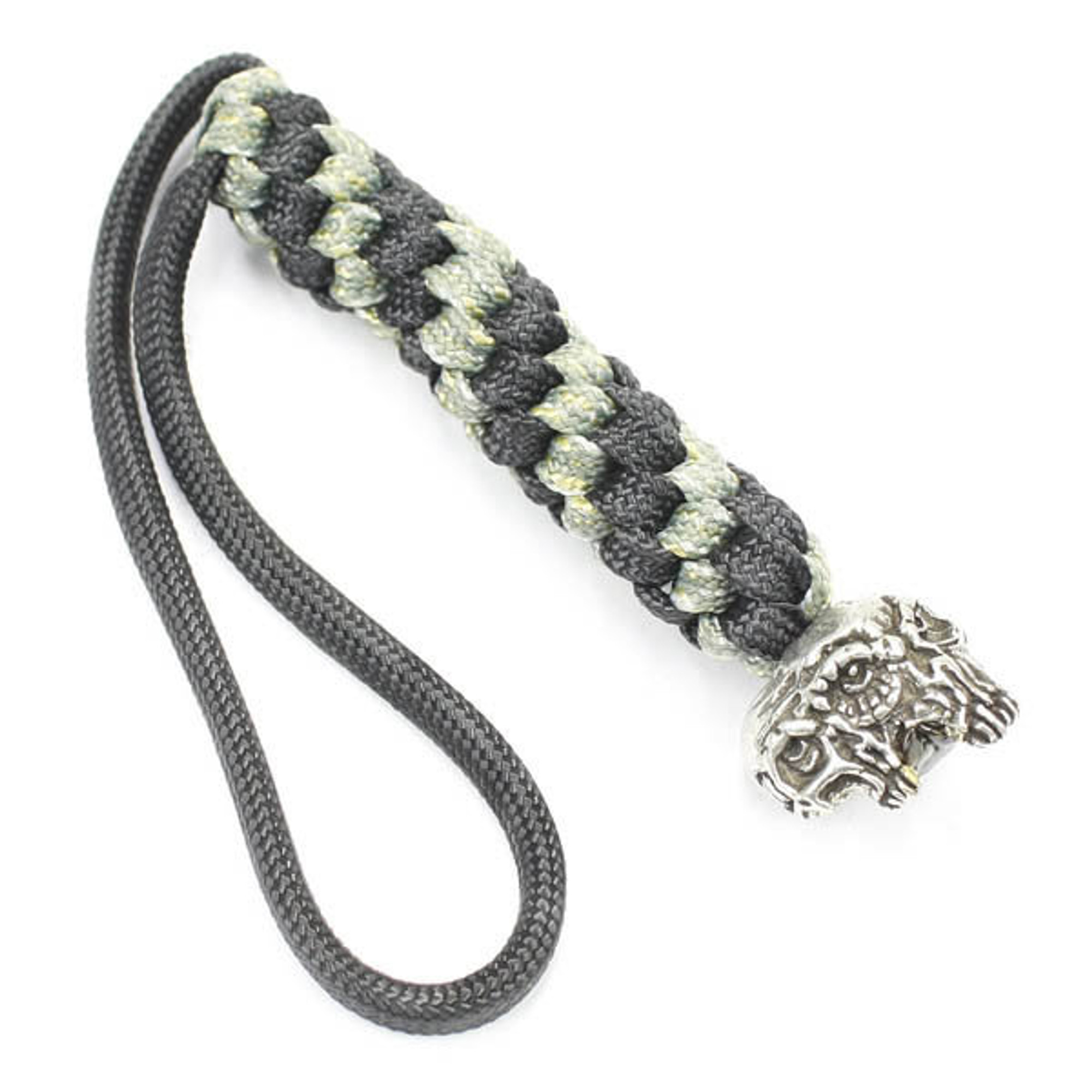 Schmuckatelli Co. Gemini Bead Pewter with Digi Lanyard