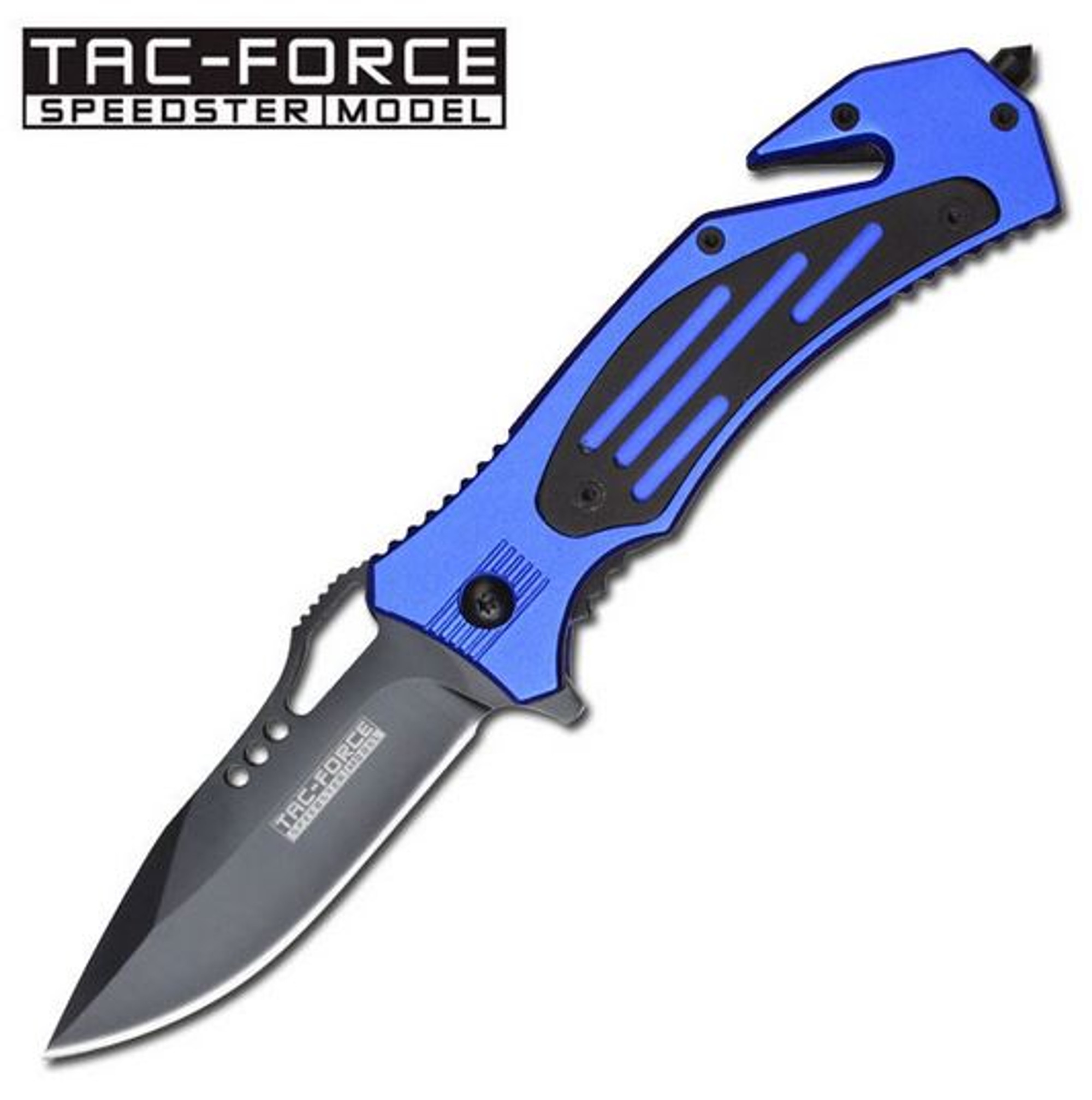 Tac Force TF579BL Blue Aluminum Assisted Open