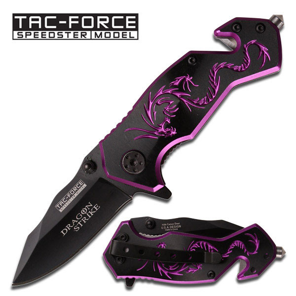 Tac Force TF686BP Purple Dragon Folder