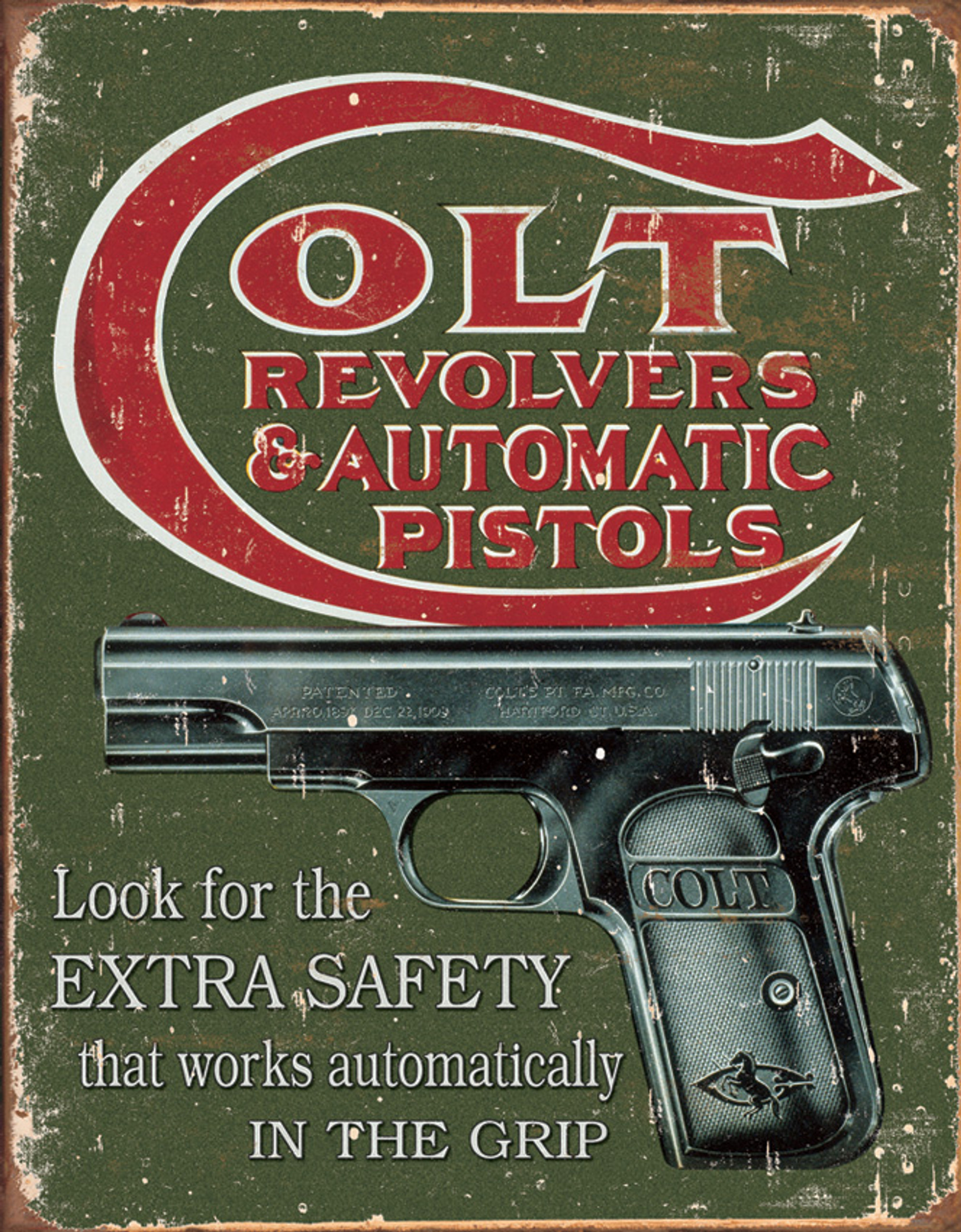 Tin Sign 1592 Colt - Extra Safety