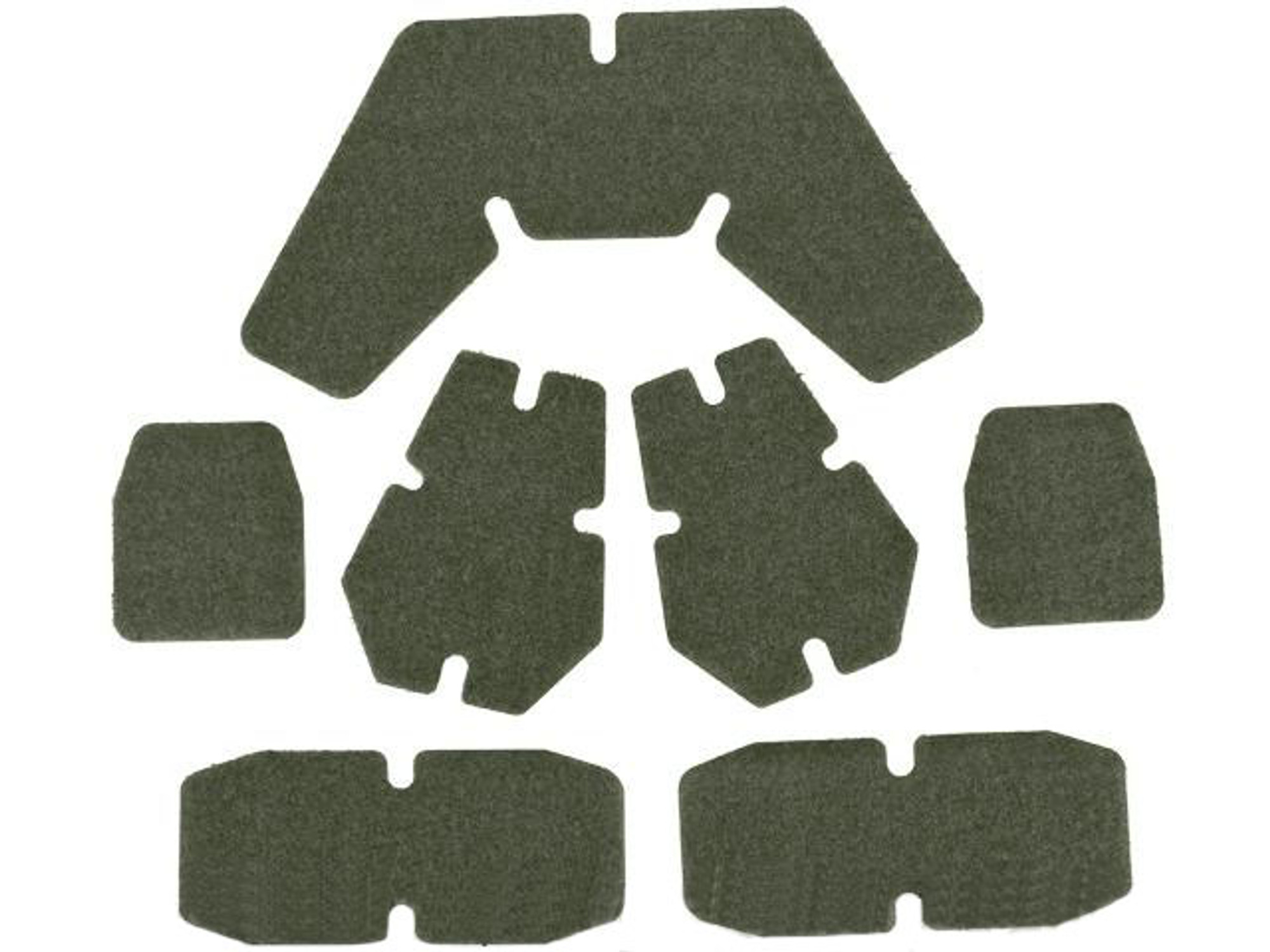 FMA CP Helmet Self Adhesive Hook and Loop Set - Foliage Green