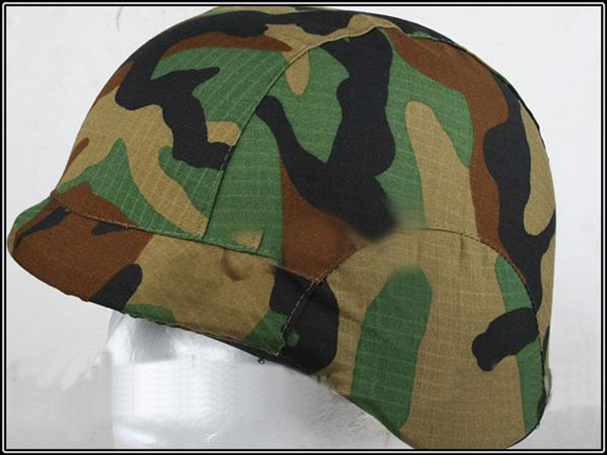 Matrix Military Style Enhanced PASGT Combat Helmet Cover - (Woodland)