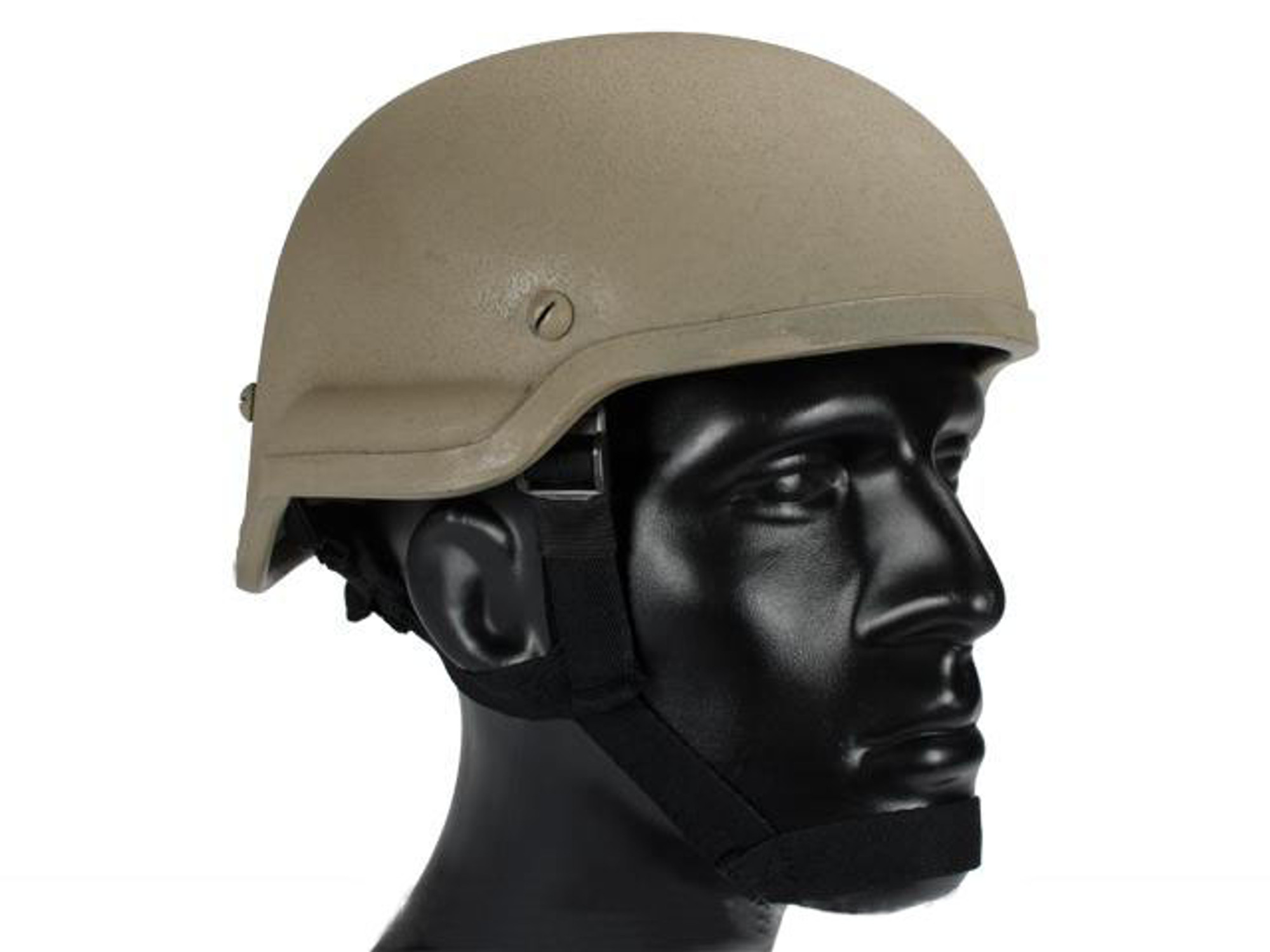 MICH 2002 Fiberglass Replica Kevlar Helmet by Lancer Tactical / Matrix - Desert