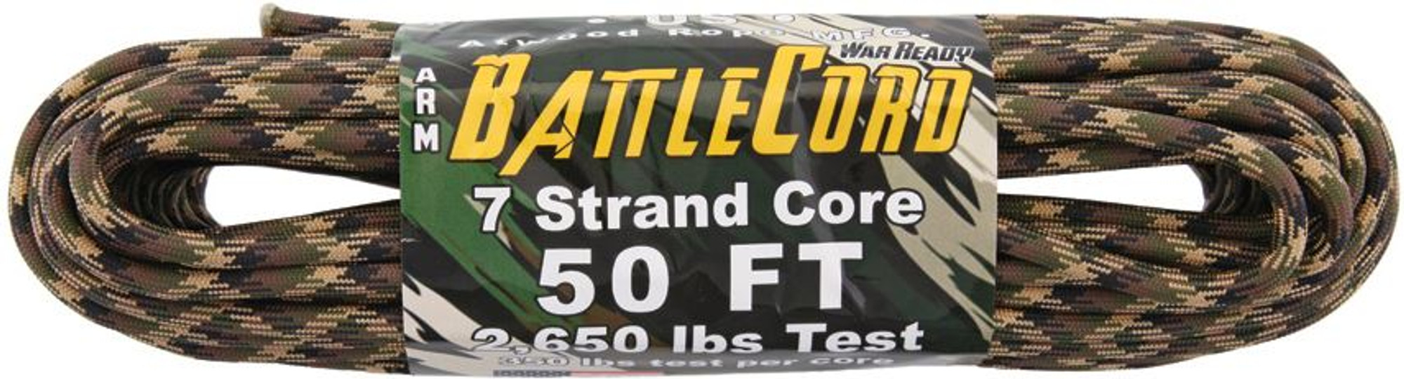 ARM BattleCord 2650 lb, 50 Ft. - Ground War