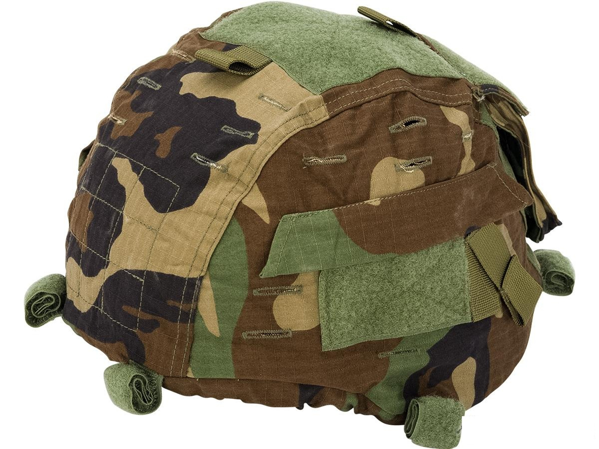 Military Style Combat Helmet Cover for MICH / ACH / TC-2000 Protective Combat Helmet Series - Woodland