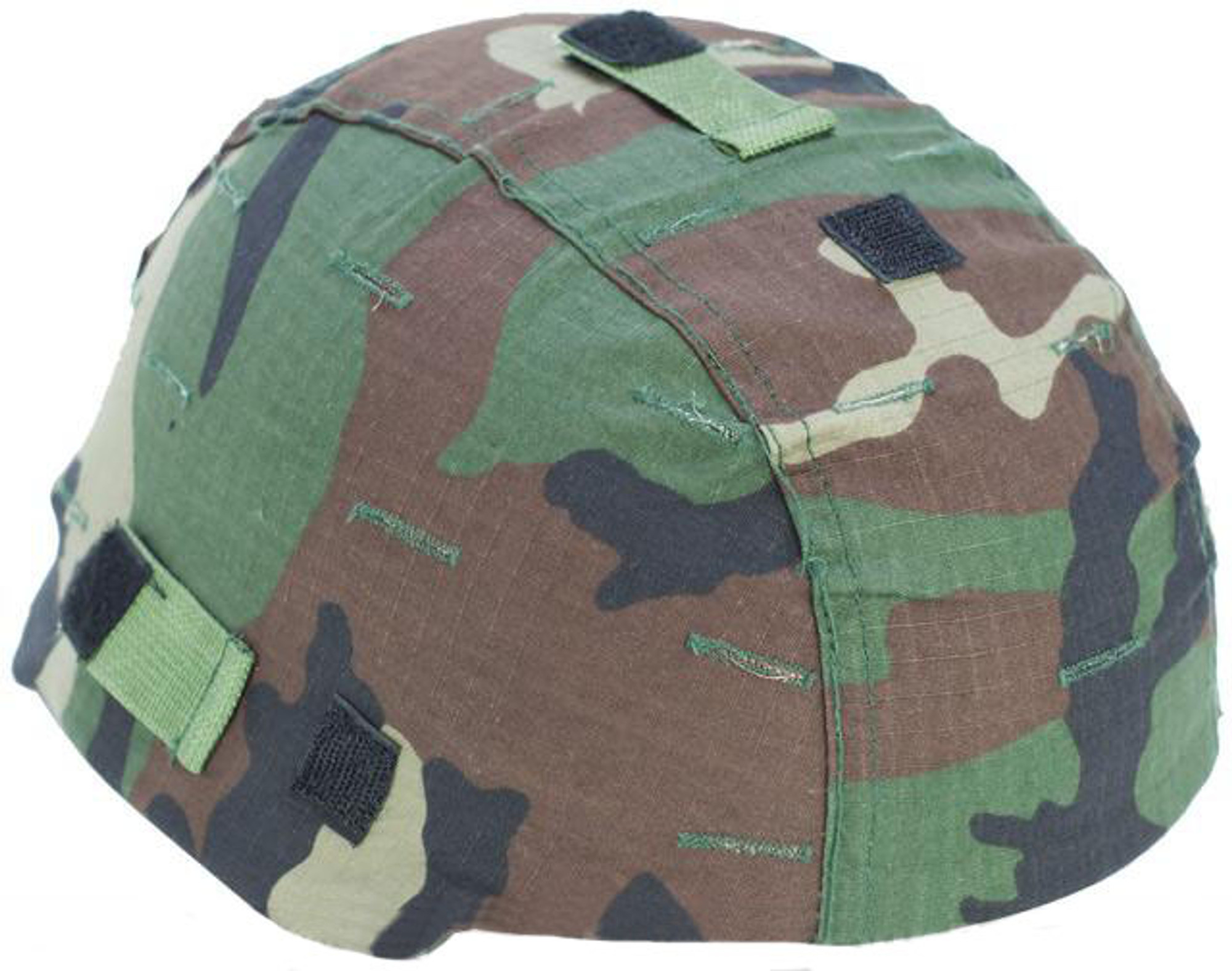 Military Style Combat Helmet Cover for MICH-2002 / T-2002 Protective Combat Helmet Series - Woodland